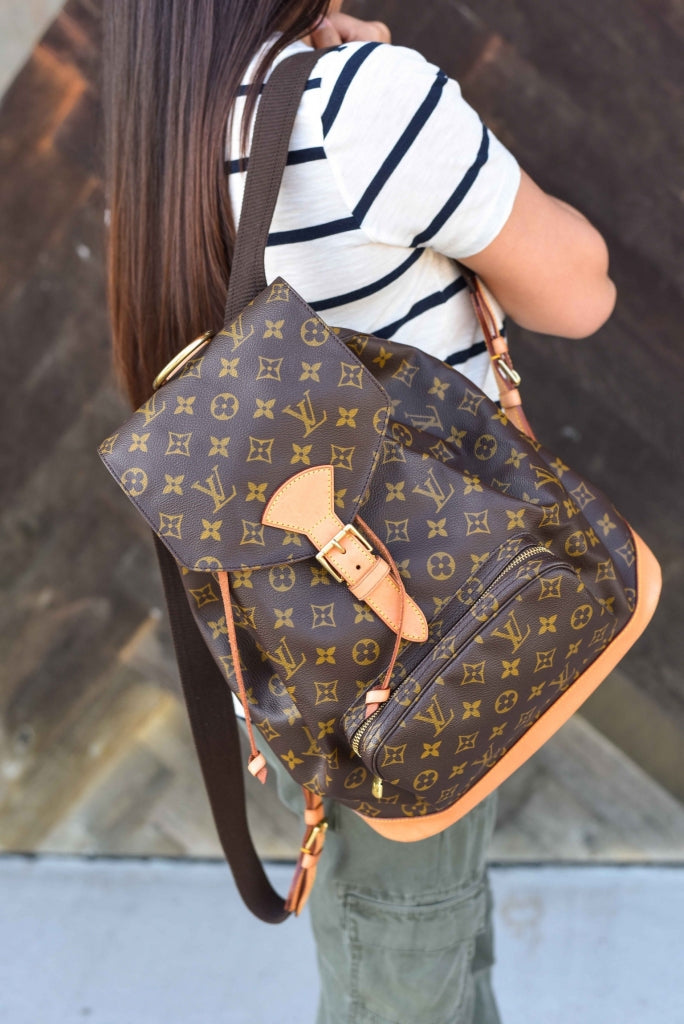 LOUIS VUITTON Monogram Montsouris GM Backpack