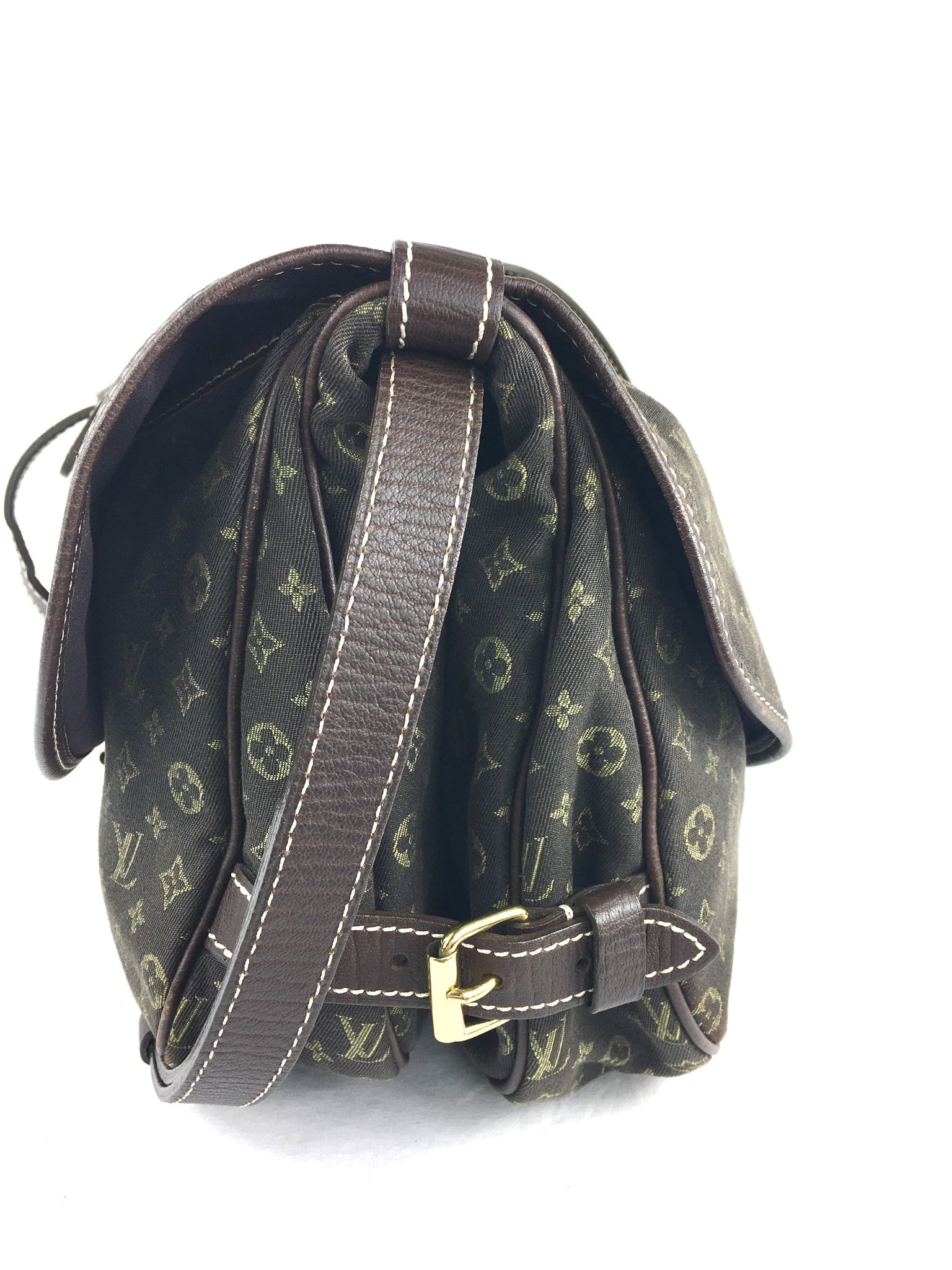LOUIS VUITTON Monogram Saumur 30 Crossbody (Brown Canvas)