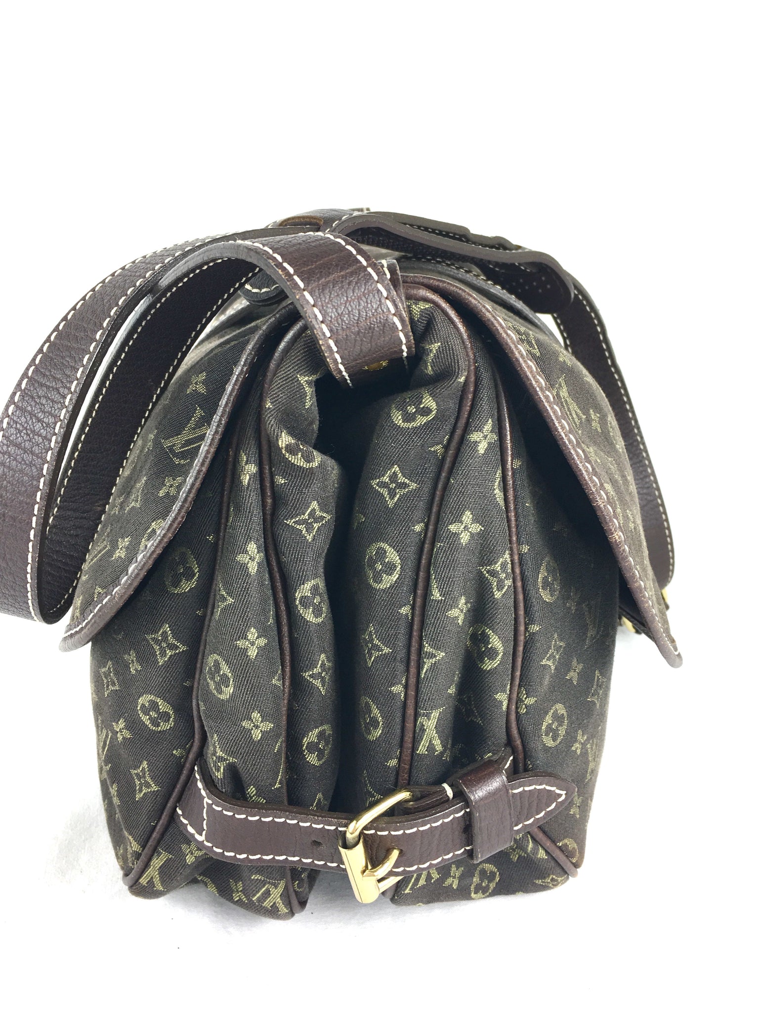 LOUIS VUITTON Monogram Saumur 30 Crossbody (Brown Canvas)