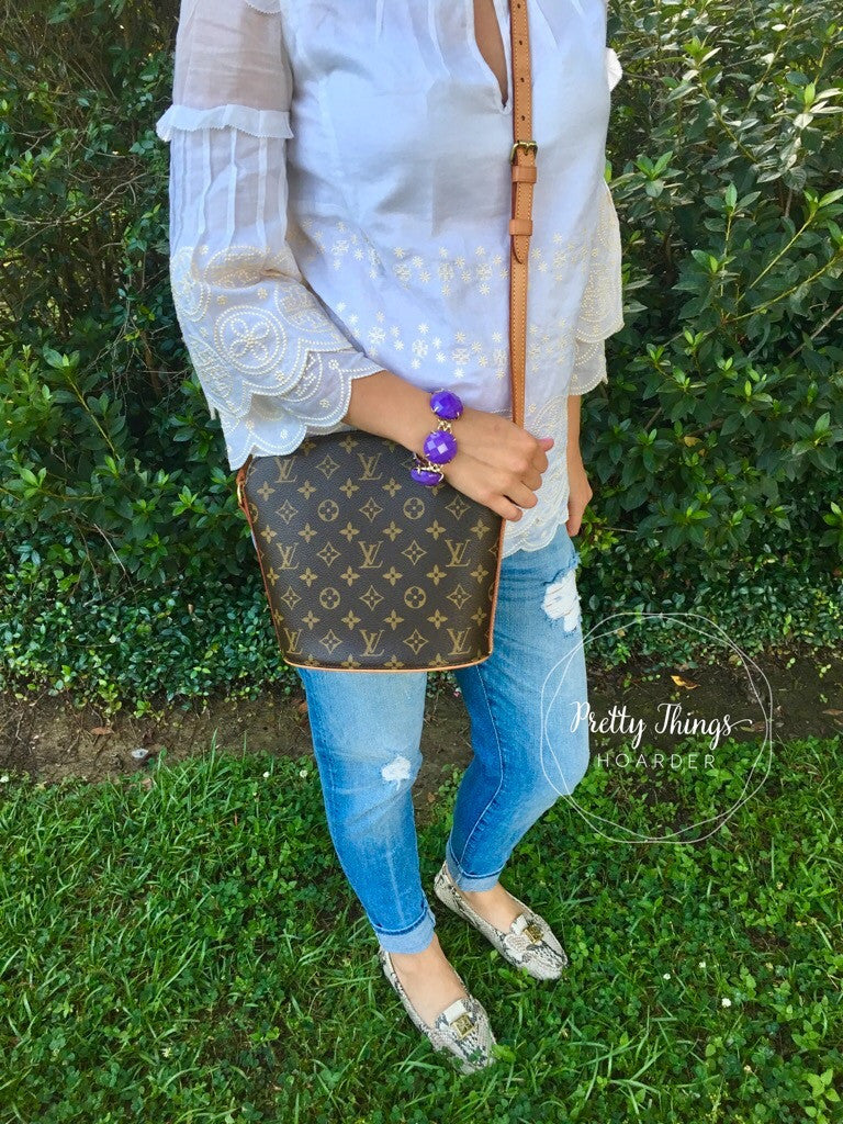 LOUIS VUITTON Drouot Monogram Crossbody Bag