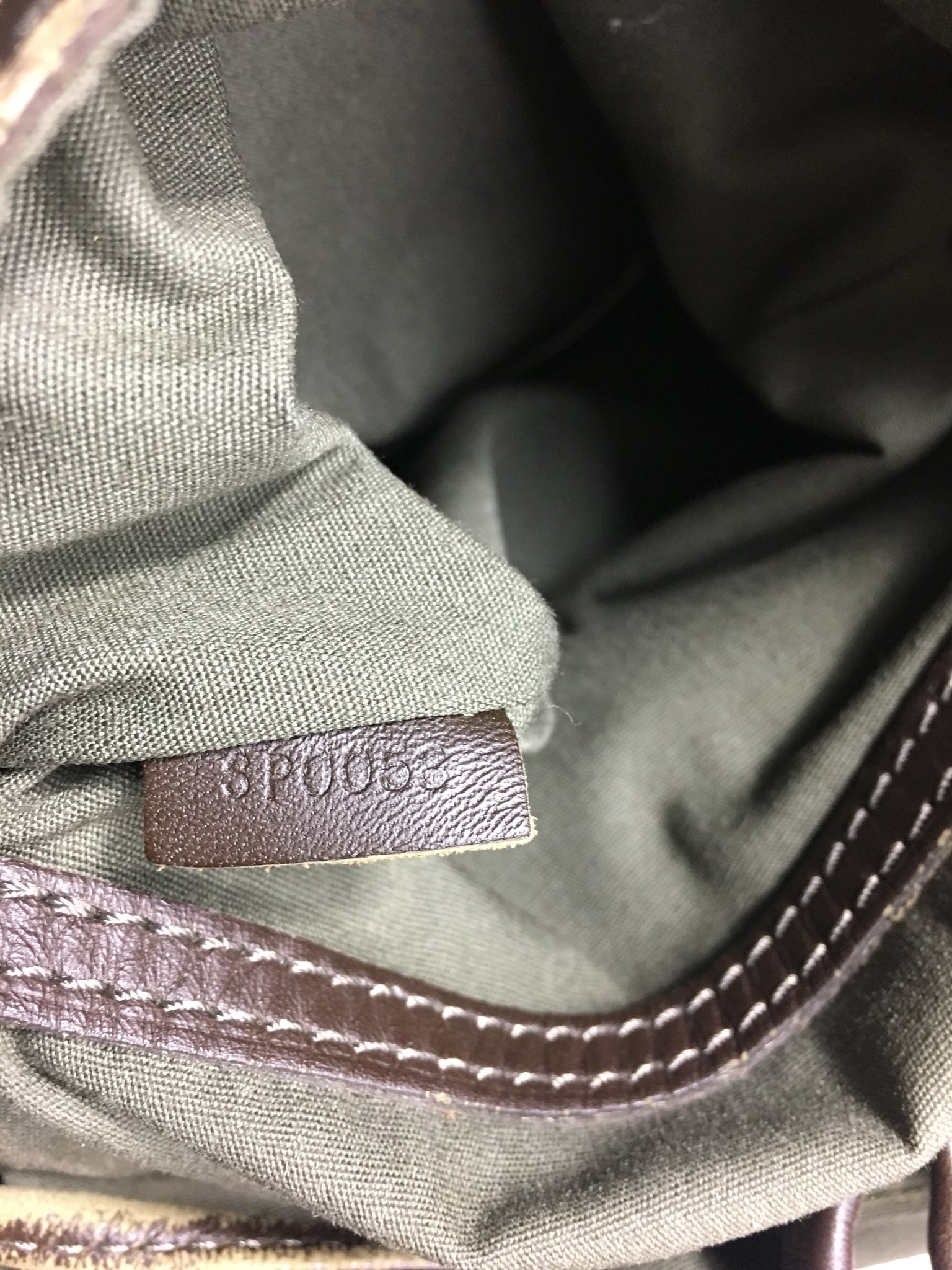 LOUIS VUITTON Montsouris GM Backpack (Olive Green & Brown Monogram)
