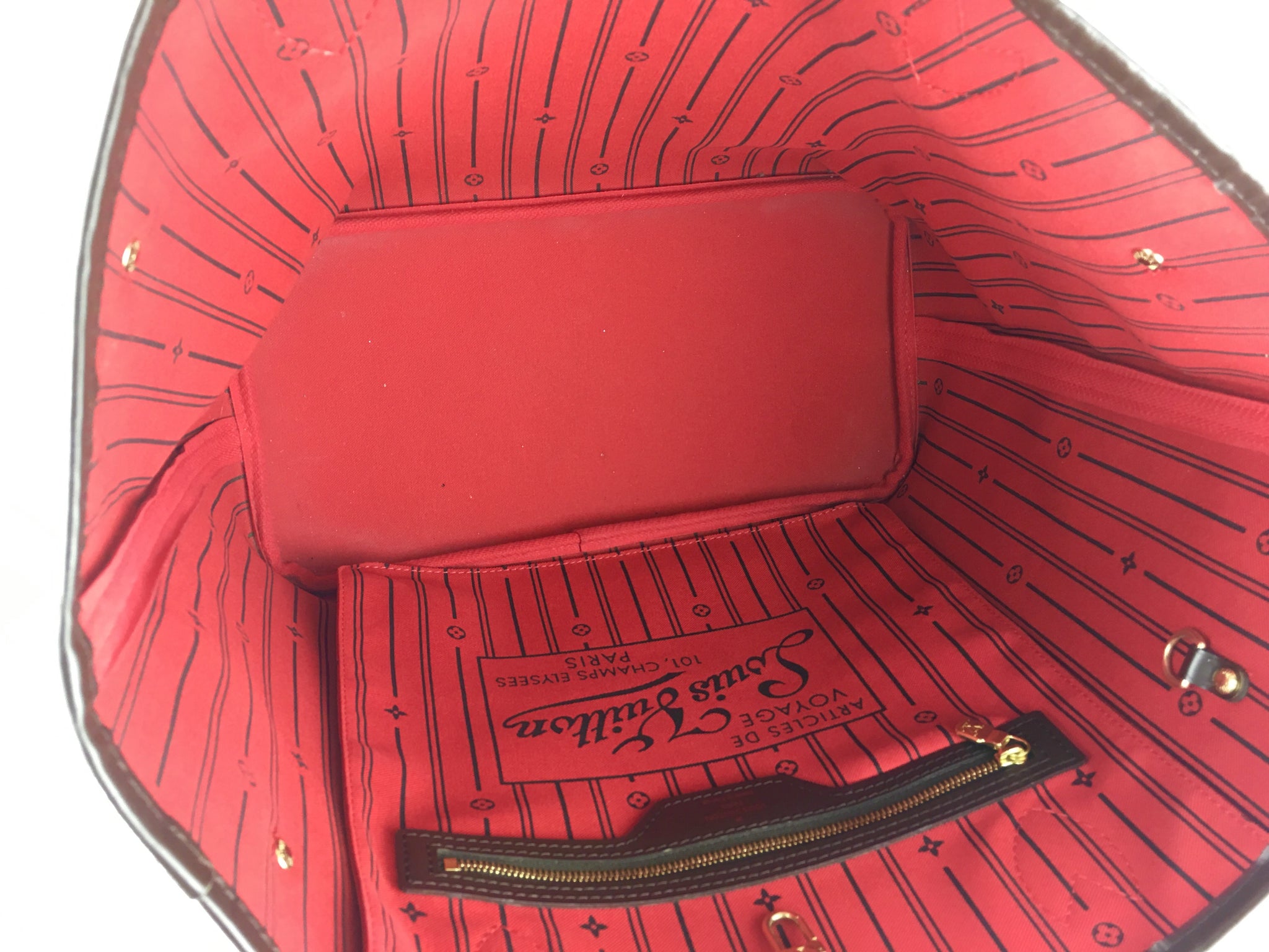 LOUIS VUITTON Damier Ebene Neverfull MM