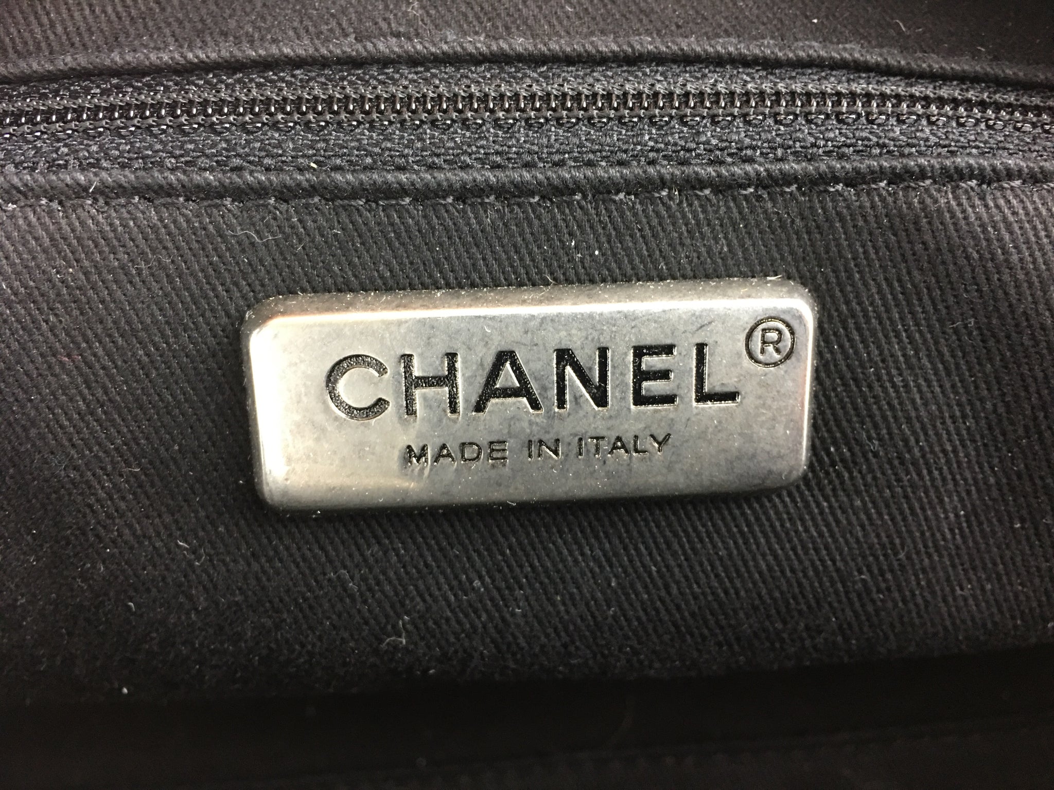 CHANEL Black Caviar Satchel Bag