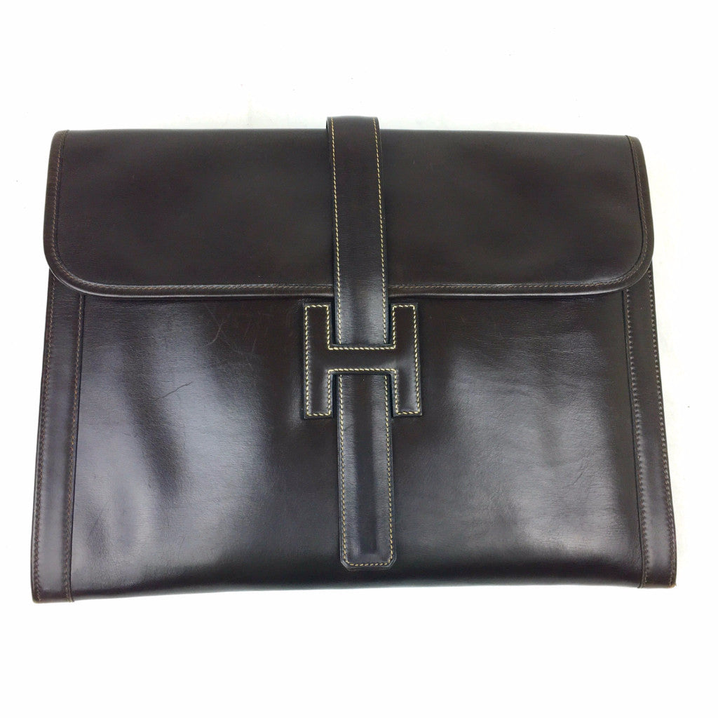 HERMES Jige GM Oversized Clutch