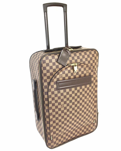 Authentic LOUIS VUITTON Pegase 55 Monogram Canvas Travel Rolling Suitcase  #49074