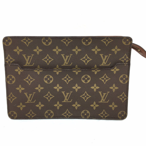LOUIS VUITTON Monogram Pochette Homme Clutch Handbag