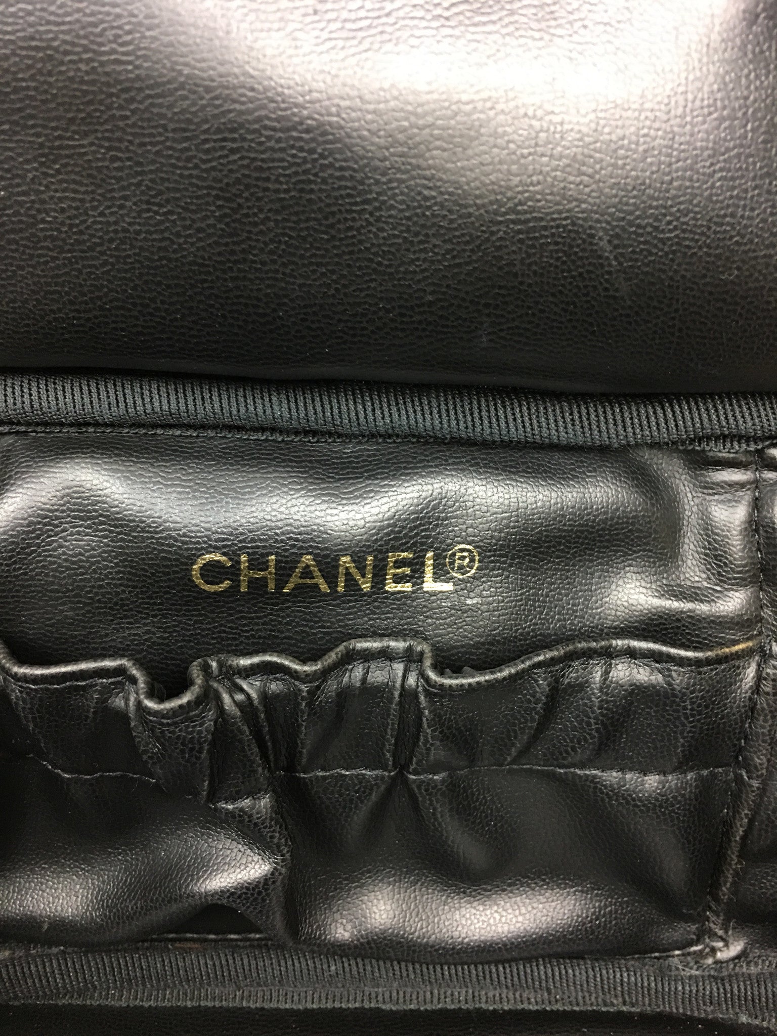 CHANEL Black Makeup Case