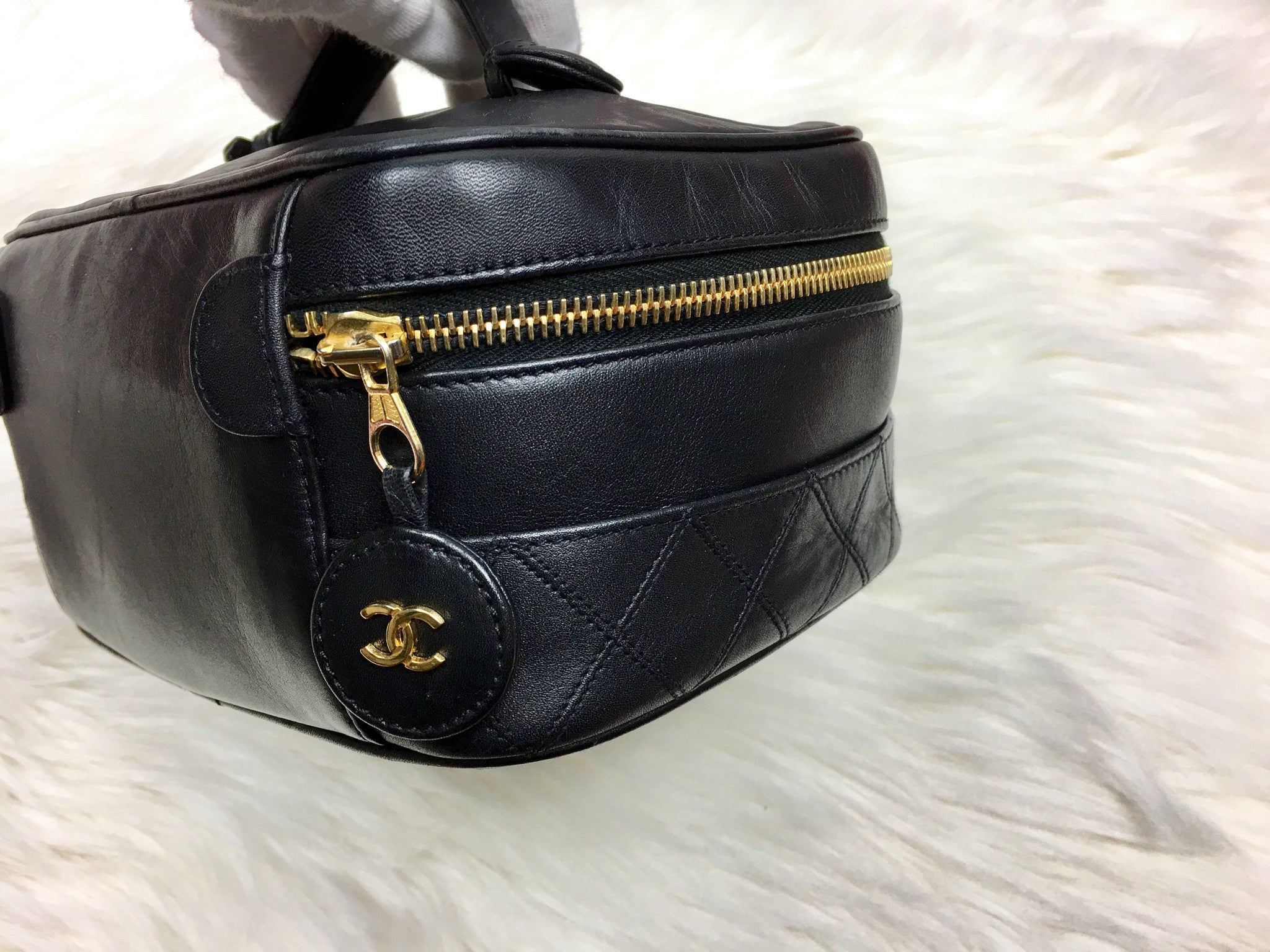 CHANEL Black Makeup Case