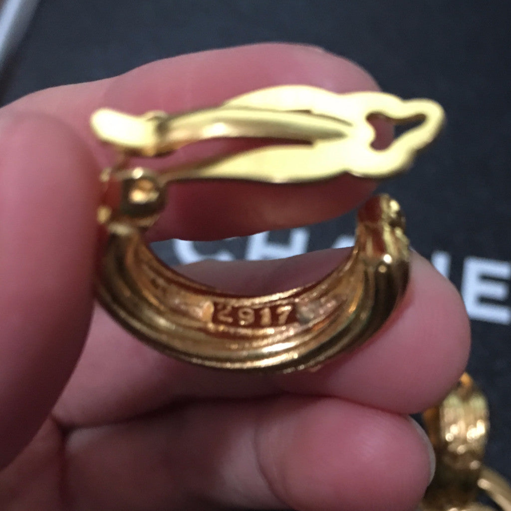 CHANEL Vintage 2-way Earrings