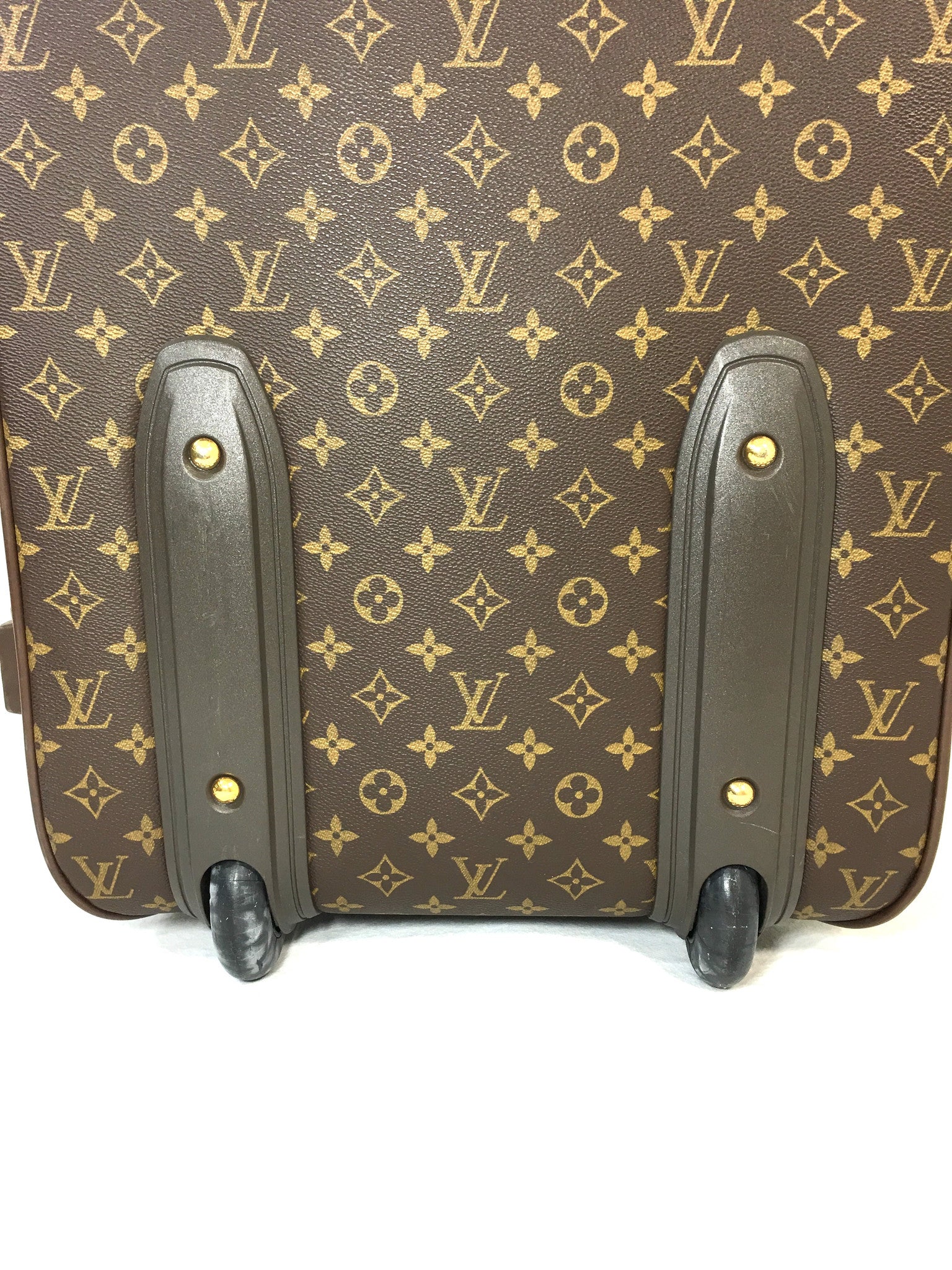 LOUIS VUITTON Monogram Pegase 55 Suitcase Roller Luggage