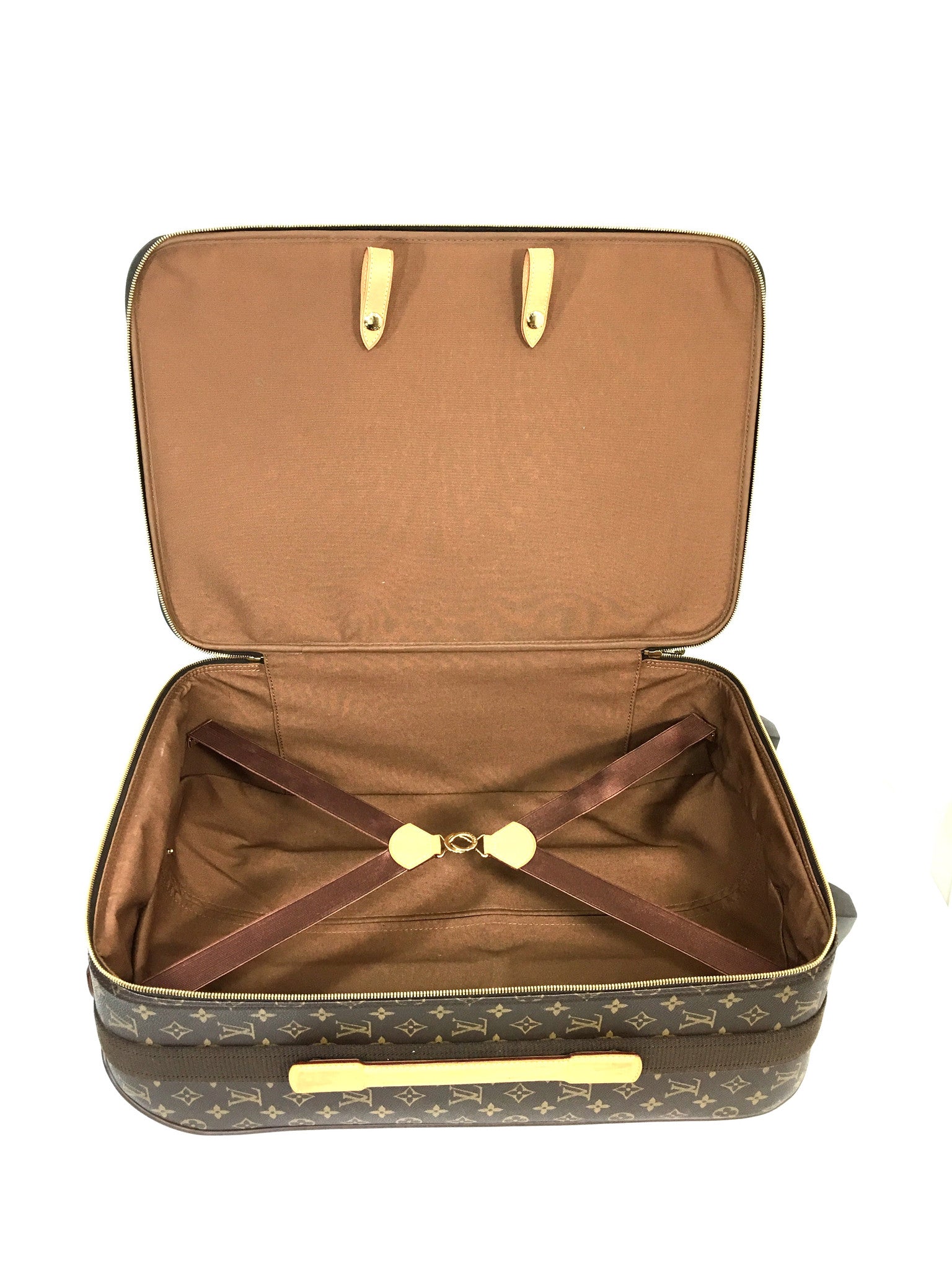 LOUIS VUITTON Monogram Pegase 55 Suitcase Roller Luggage