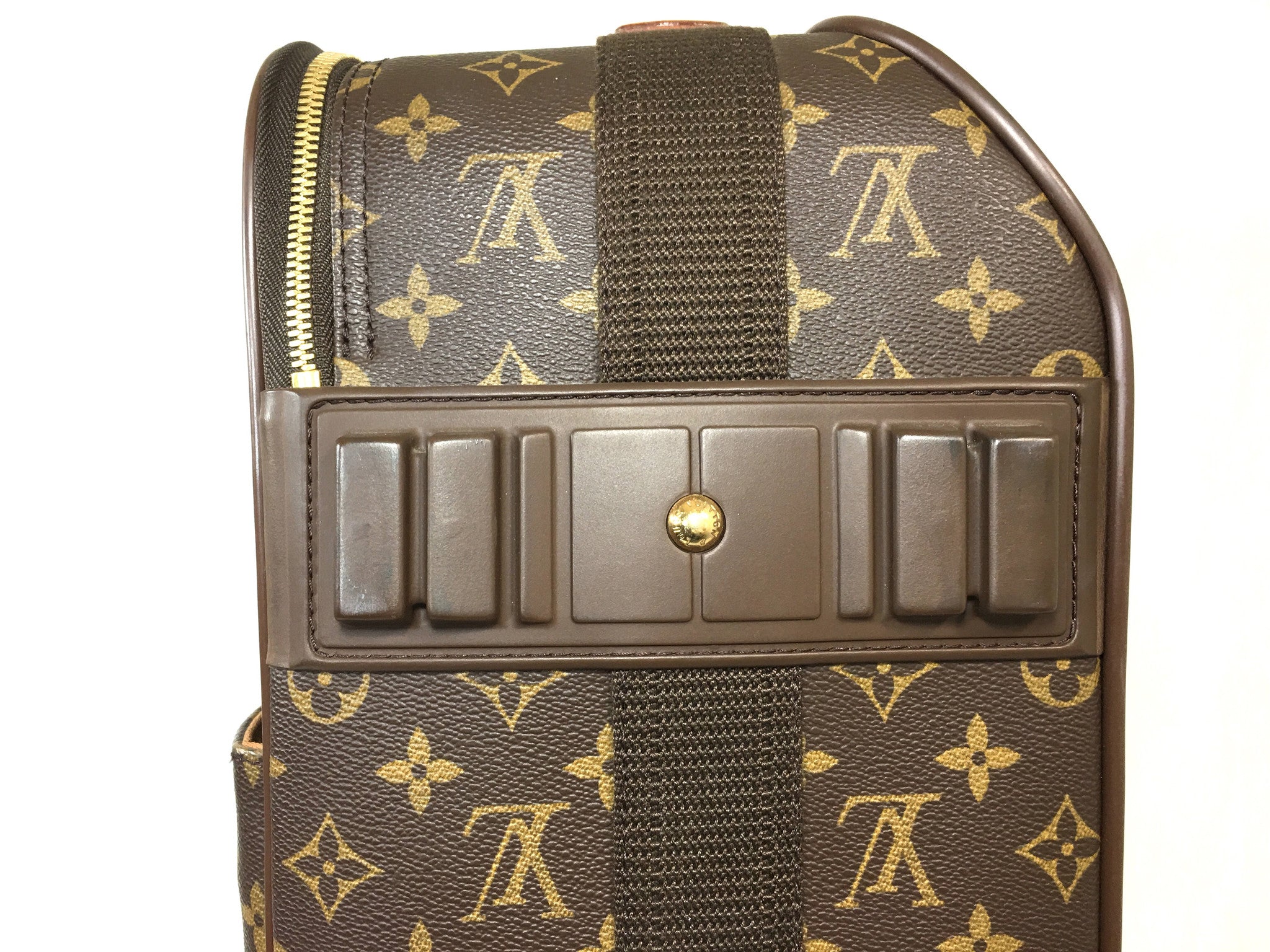 LOUIS VUITTON Monogram Pegase 55 Suitcase Roller Luggage
