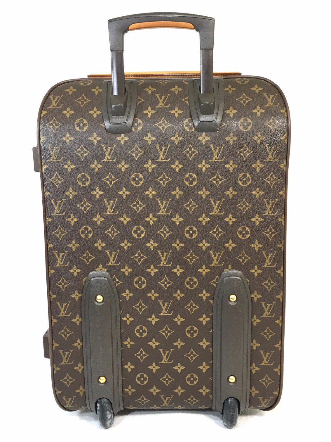 LOUIS VUITTON Monogram Pegase 55 Suitcase Roller Luggage