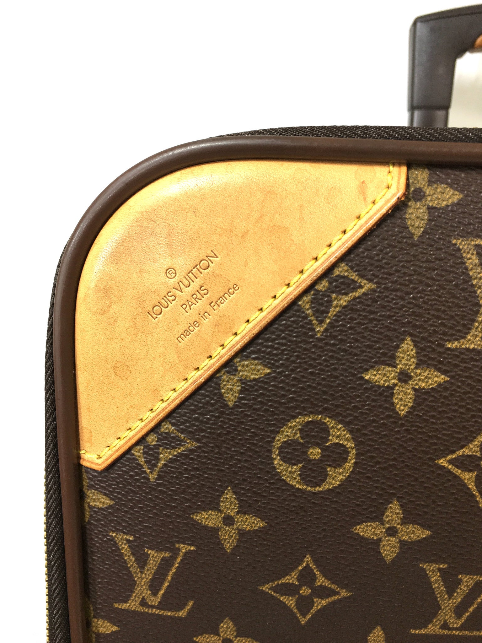 LOUIS VUITTON Monogram Pegase 55 Suitcase Roller Luggage