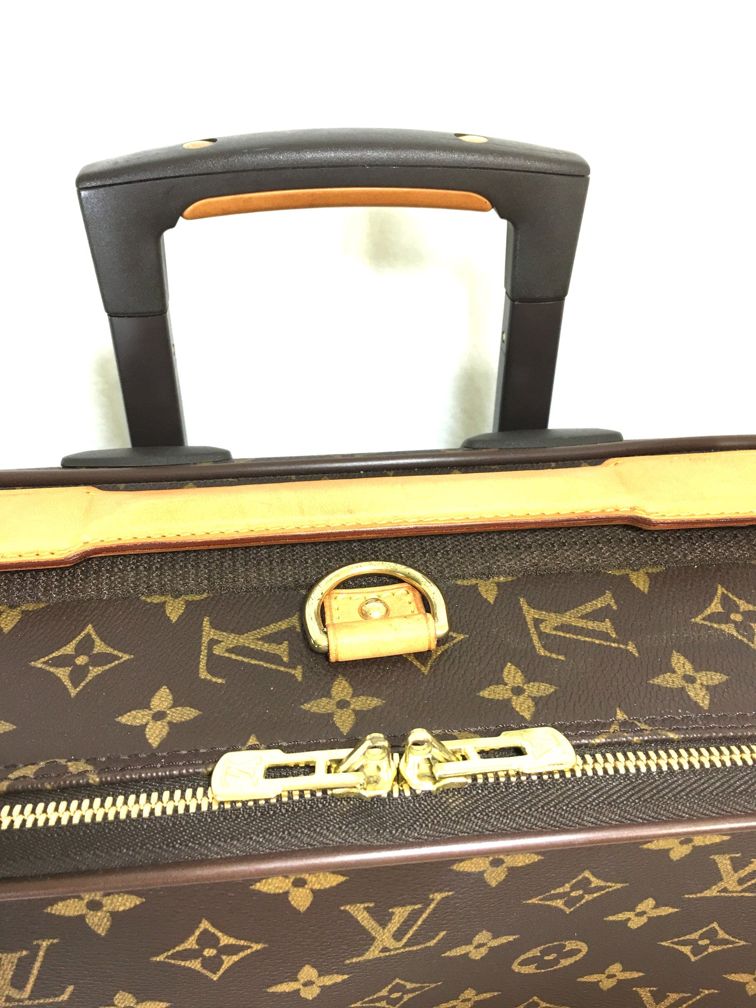 LOUIS VUITTON Monogram Pegase 55 Suitcase Roller Luggage