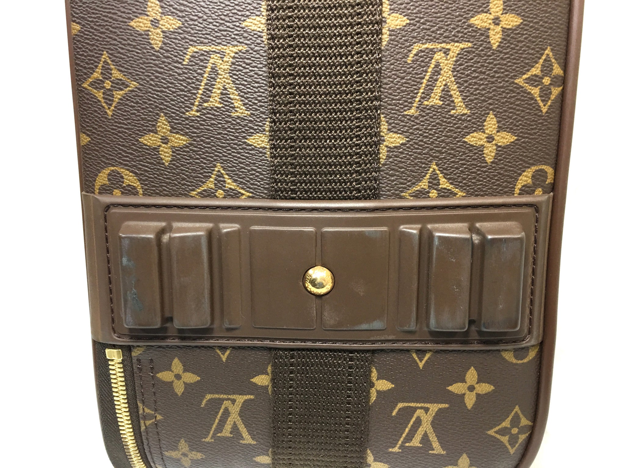 LOUIS VUITTON Monogram Pegase 55 Suitcase Roller Luggage