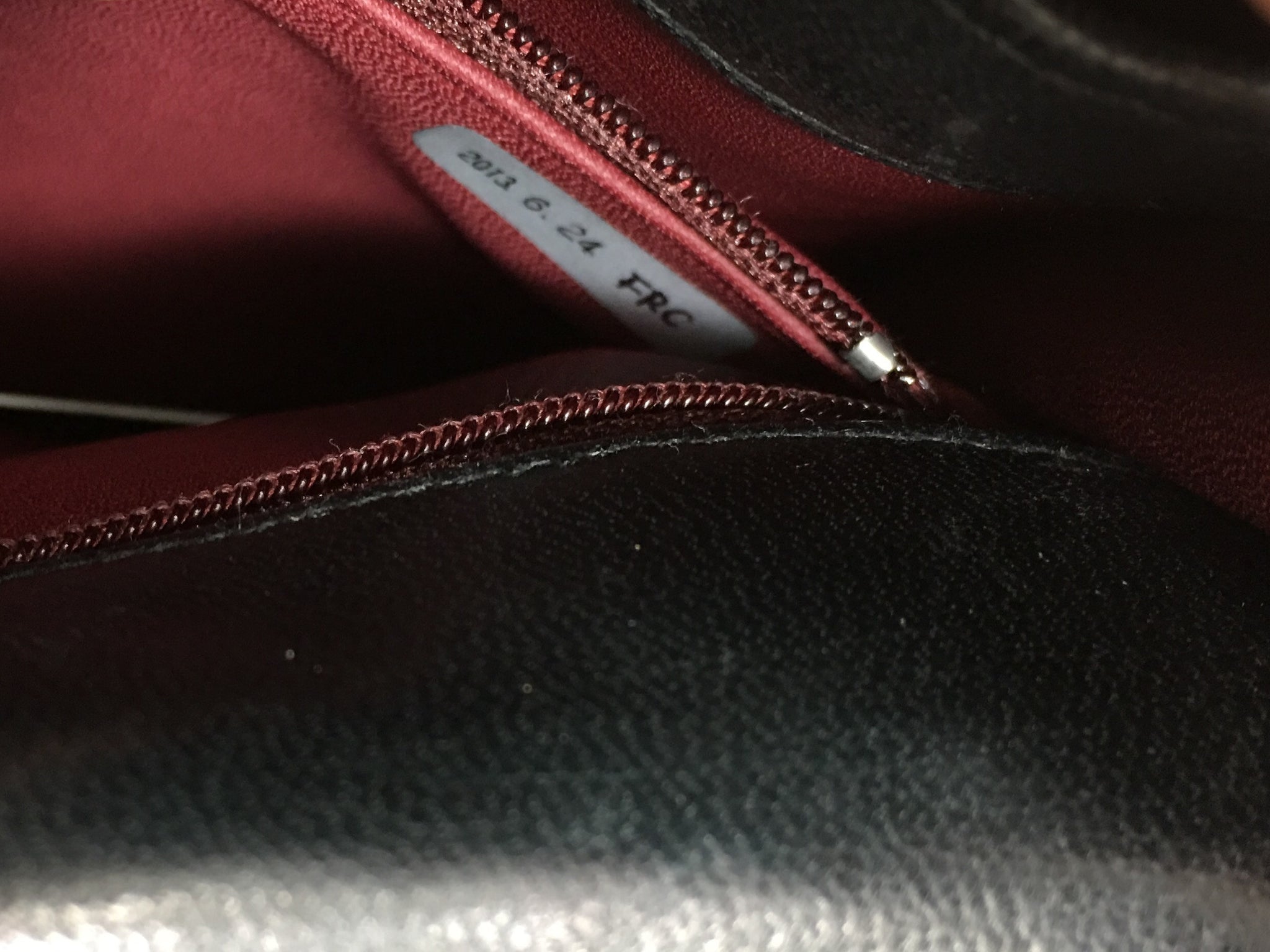 CHANEL Black Lambskin Flap Bag