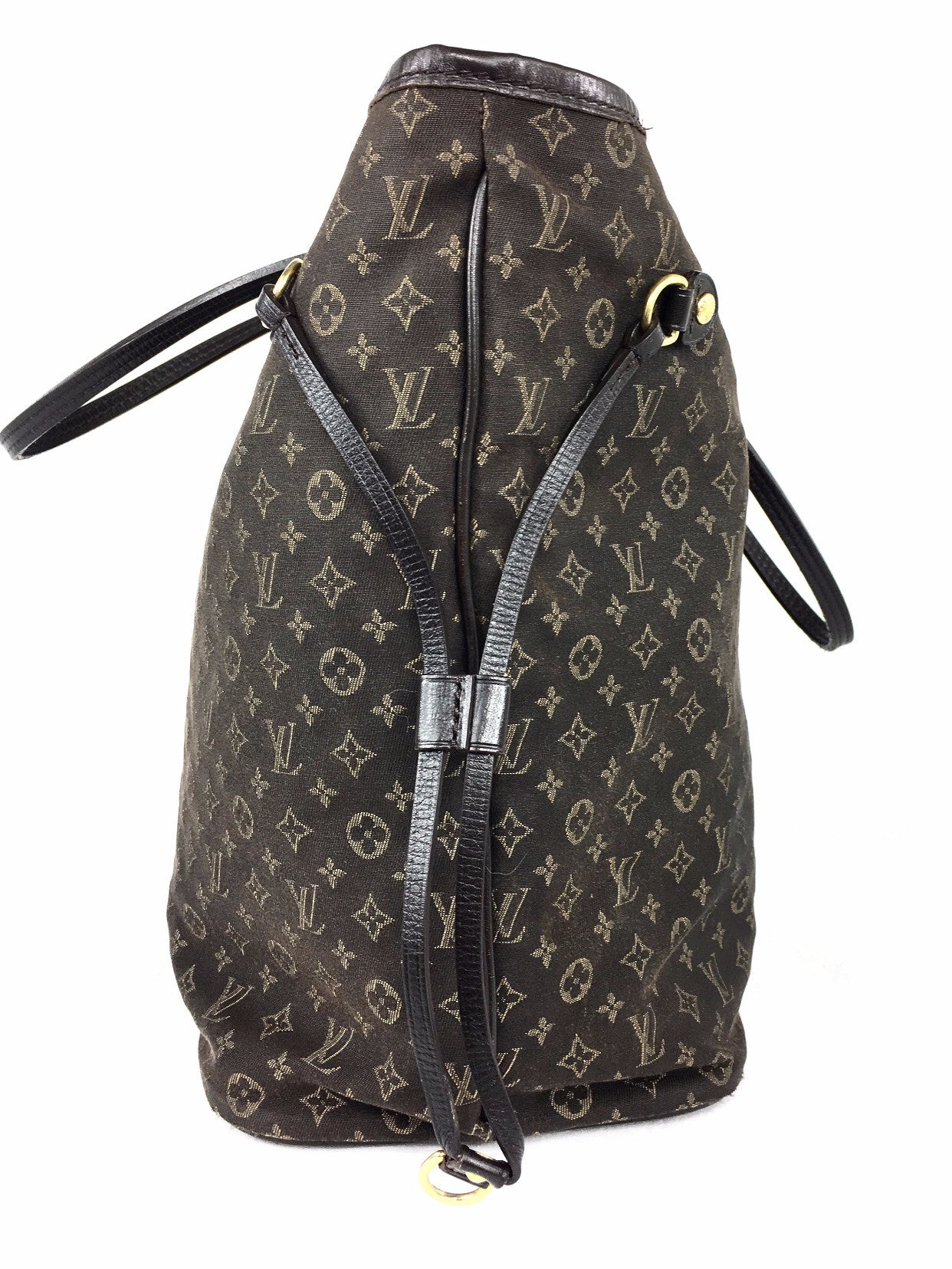 LOUIS VUITTON Neverfull MM (Fusain Monogram Idylle Canvas)