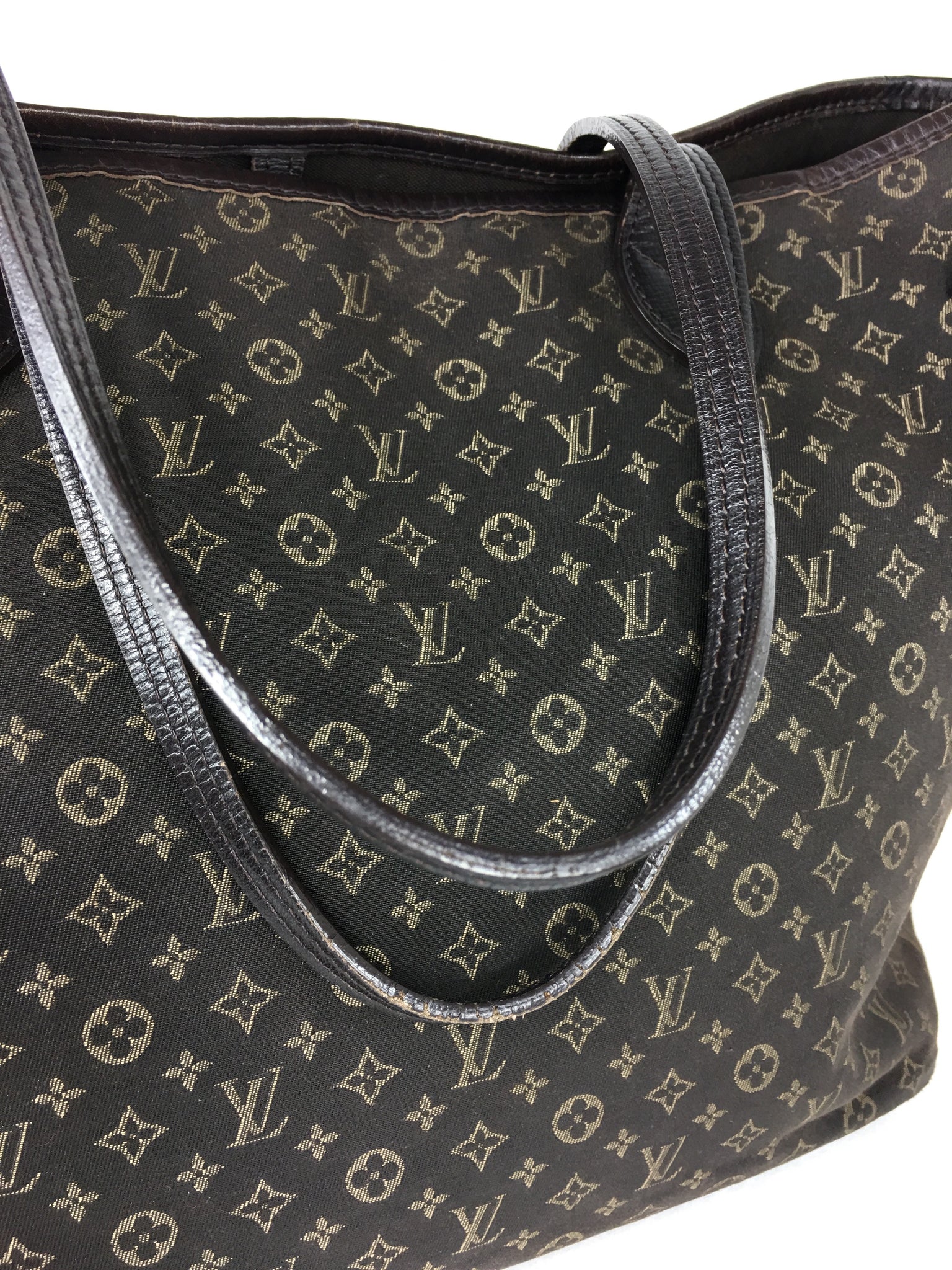 LOUIS VUITTON Neverfull MM (Fusain Monogram Idylle Canvas)