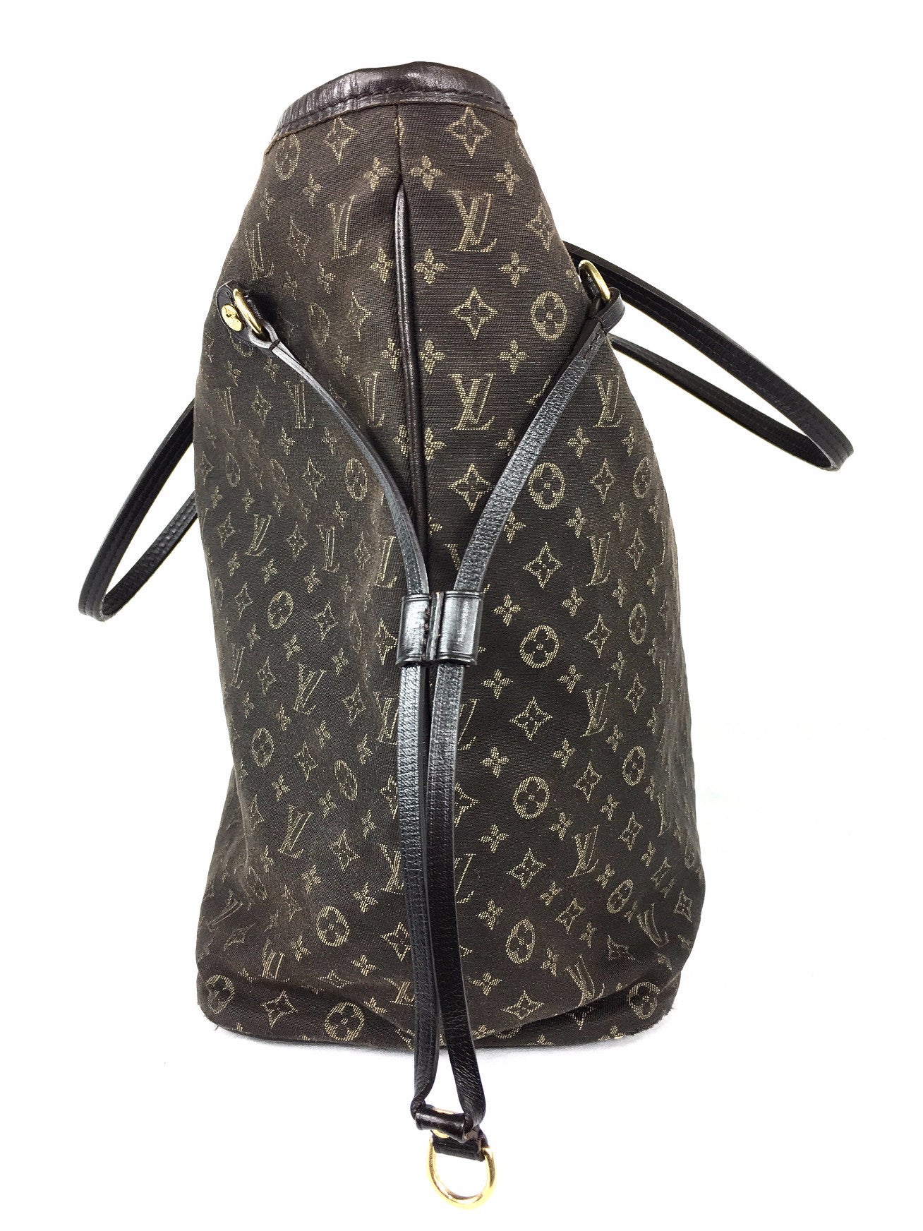 LOUIS VUITTON Neverfull MM (Fusain Monogram Idylle Canvas)