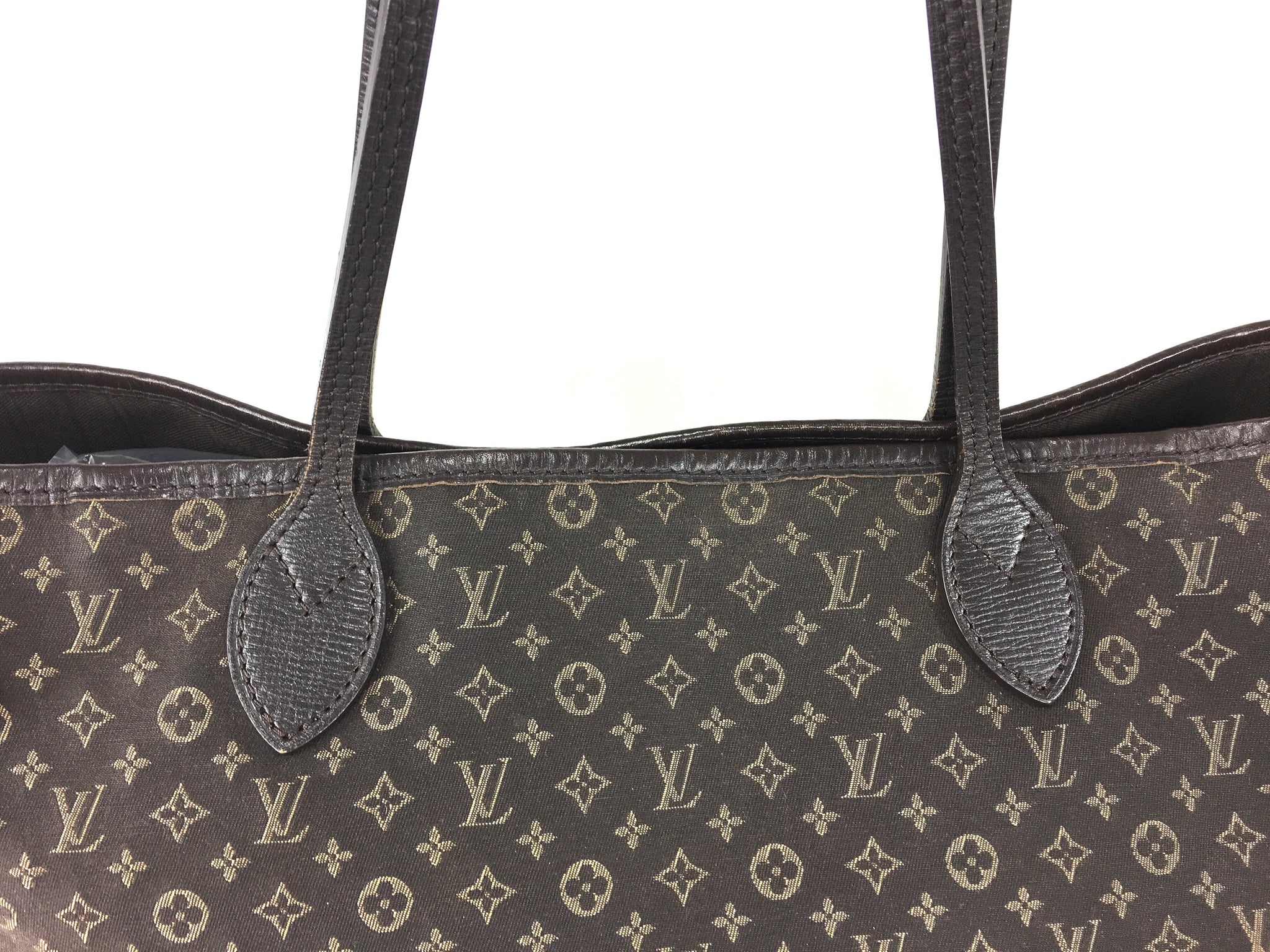LOUIS VUITTON Neverfull MM (Fusain Monogram Idylle Canvas)