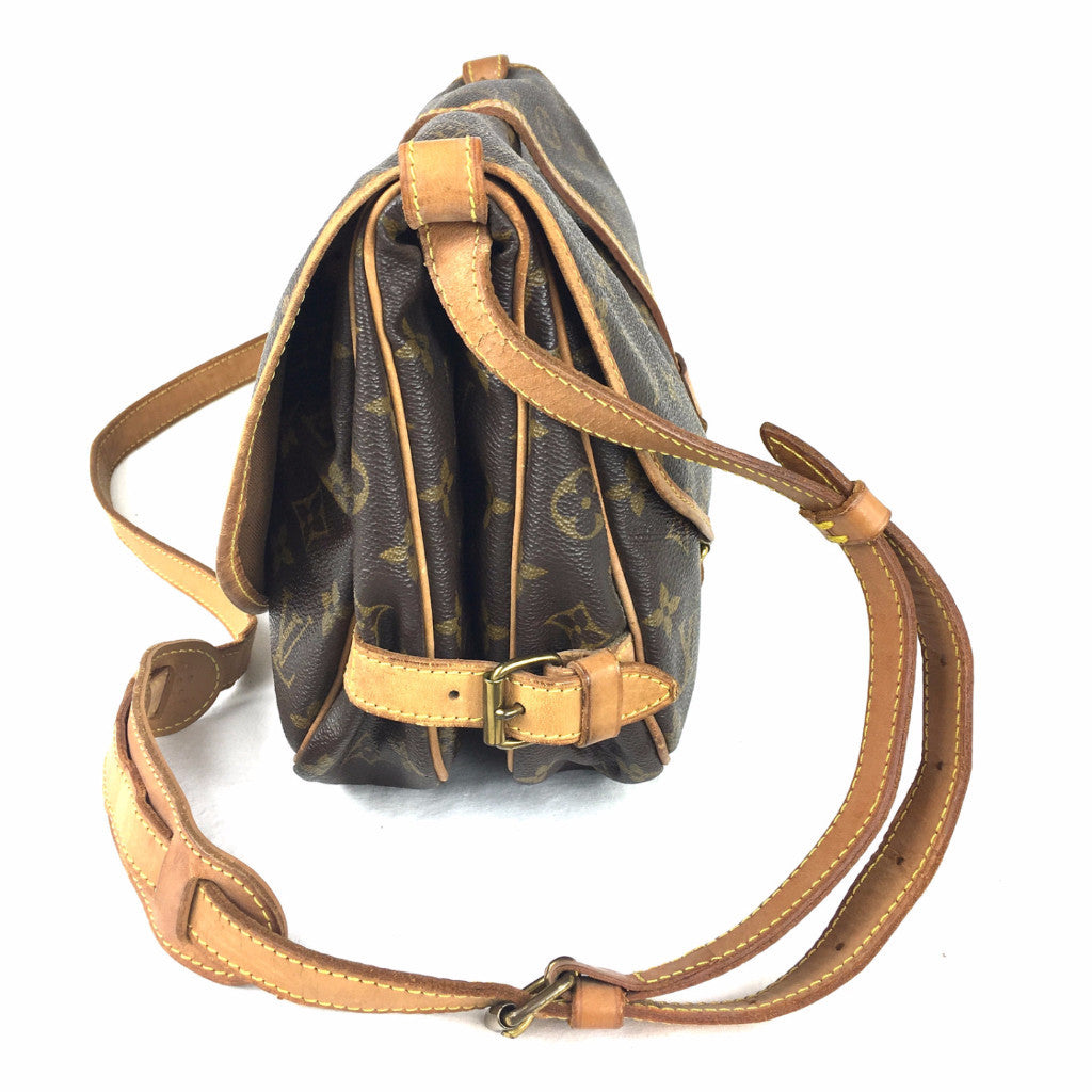 LOUIS VUITTON Monogram Saumur 30 Crossbody Bag
