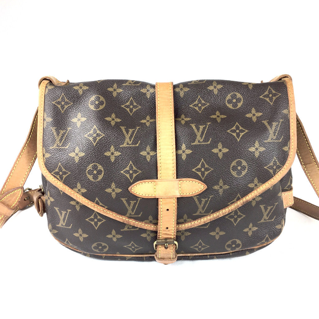 LOUIS VUITTON Monogram Saumur 30 Crossbody Bag