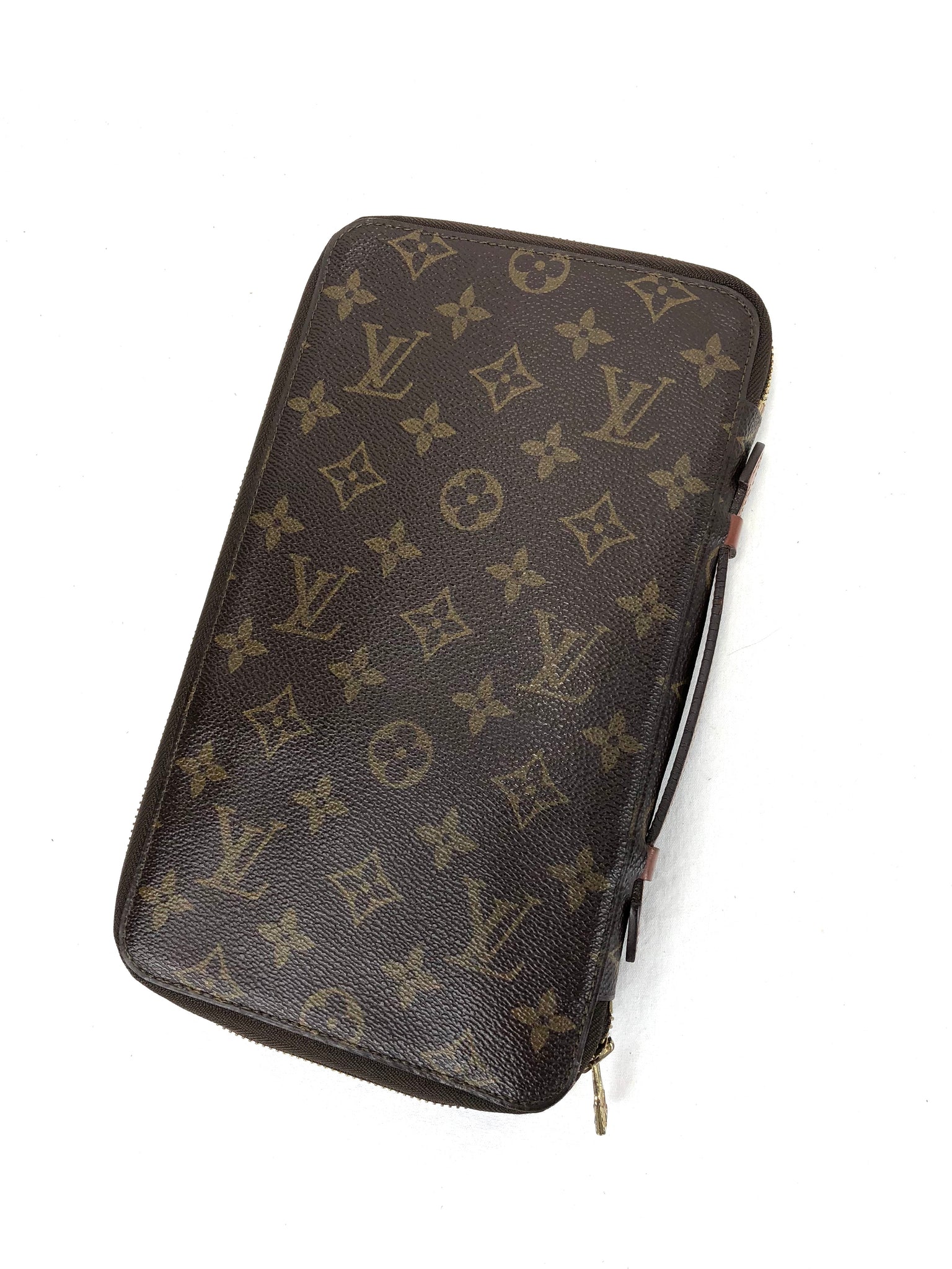 Rare LOUIS VUITTON XL Zippy Organizer Travel Wallet Clutch
