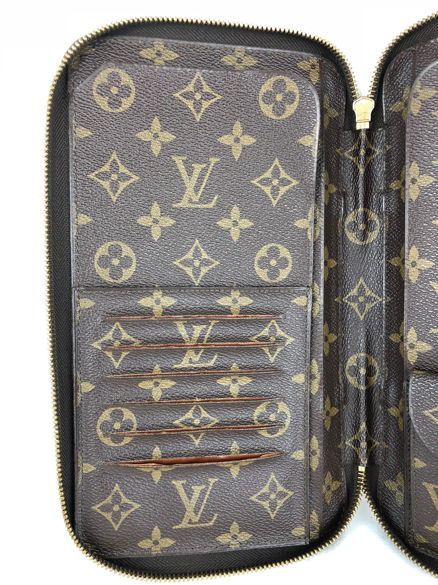Rare LOUIS VUITTON XL Zippy Organizer Travel Wallet Clutch