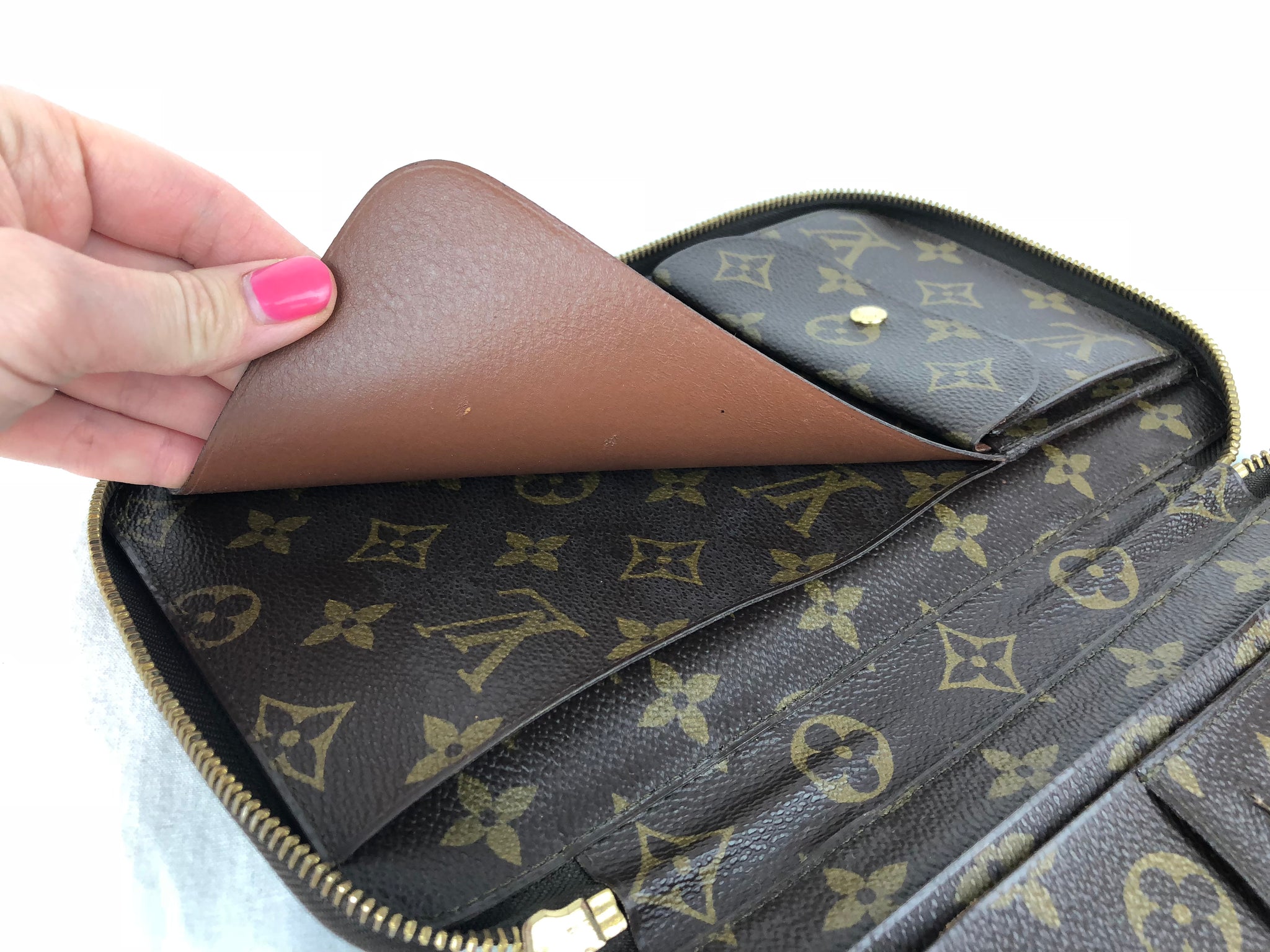 Rare LOUIS VUITTON XL Zippy Organizer Travel Wallet Clutch
