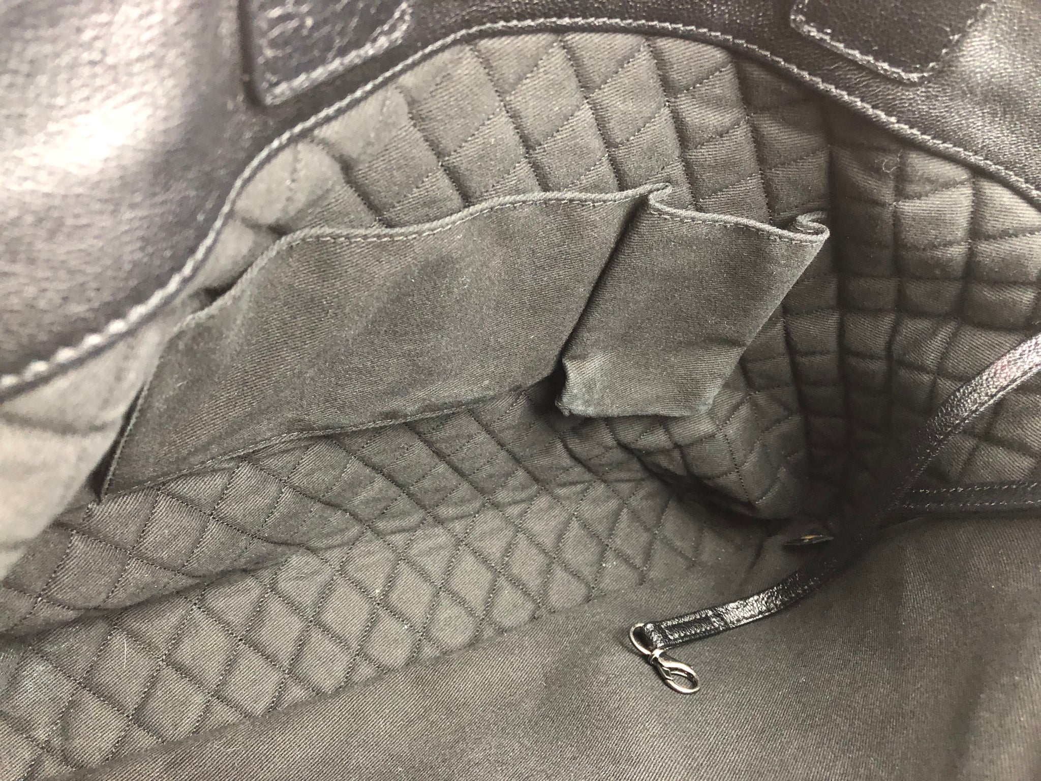 CHANEL Black Logo Tote