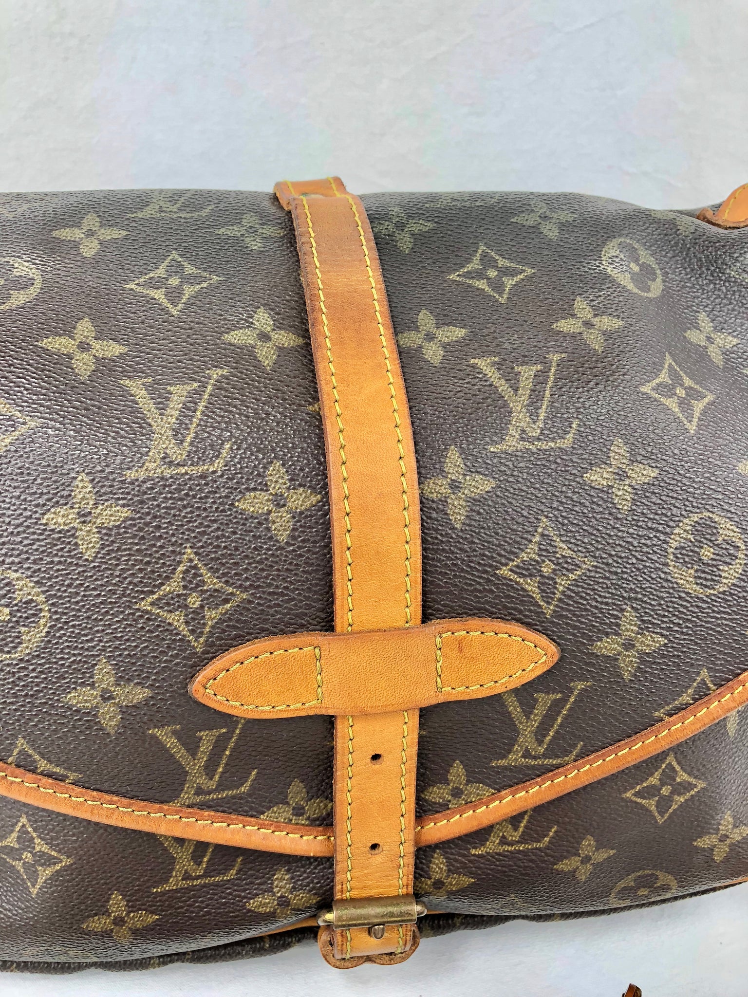 LOUIS VUITTON Saumur 30 Crossbody Bag (Monogram)
