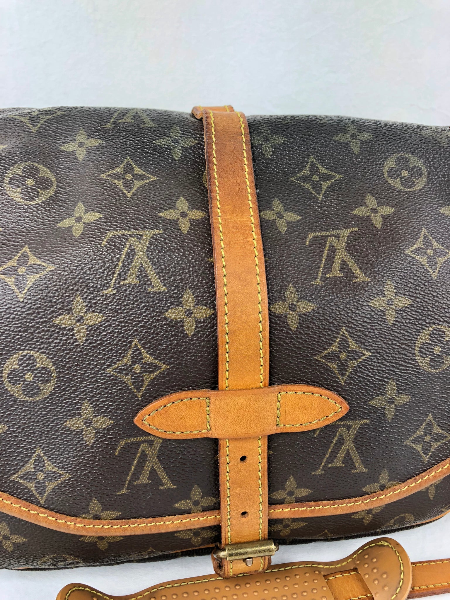 LOUIS VUITTON Saumur 30 Crossbody Bag (Monogram)