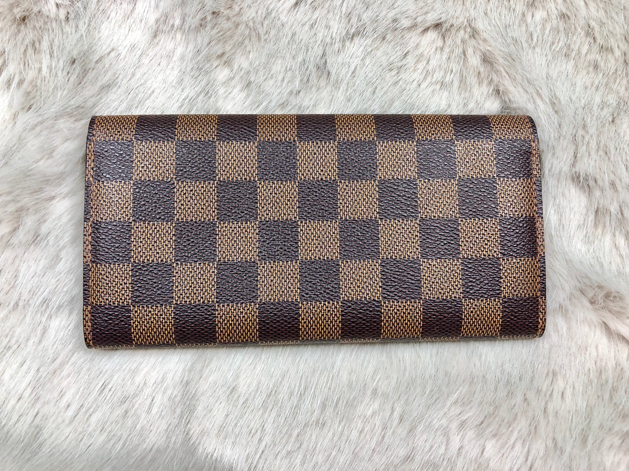 LOUIS VUITTON Damier Ebene Long Wallet