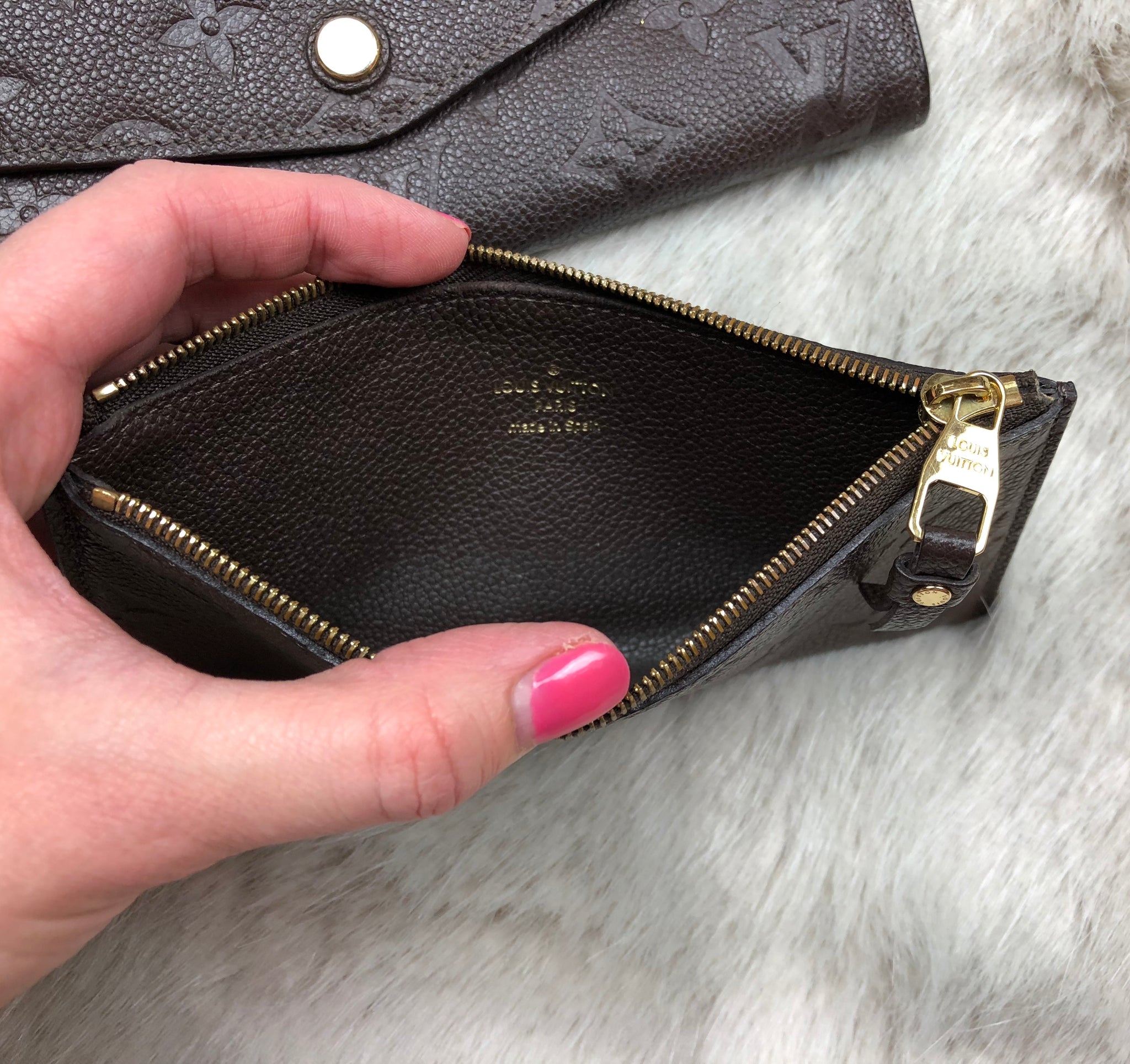 LOUIS VUITTON Monogram Empreinte Curieuse Wallet