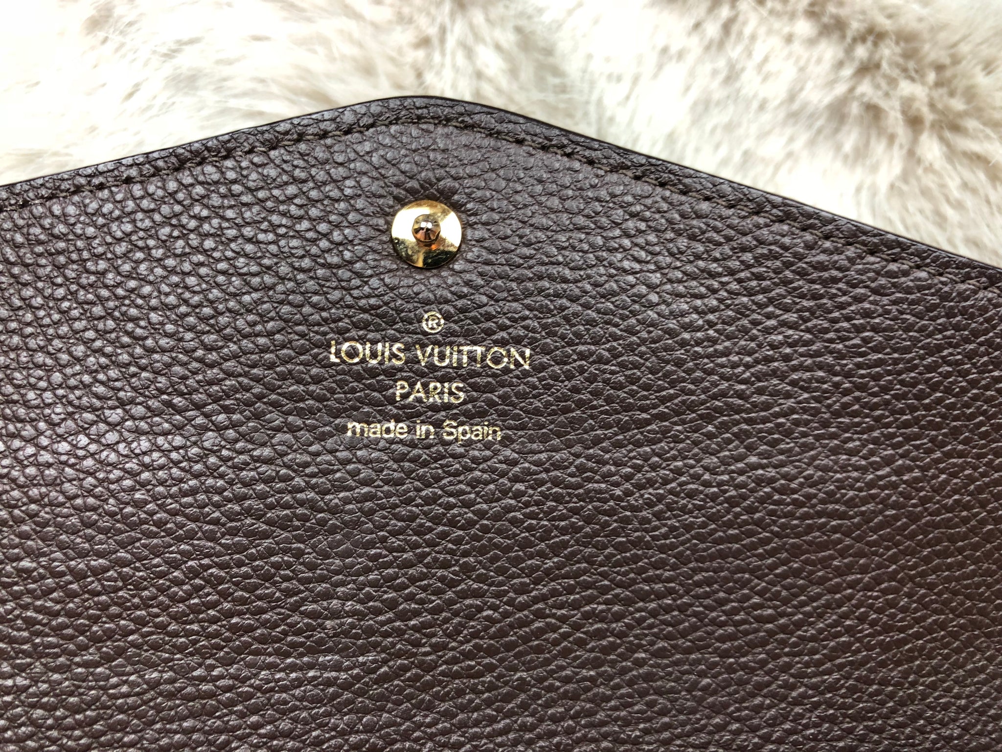 LOUIS VUITTON Monogram Empreinte Curieuse Wallet