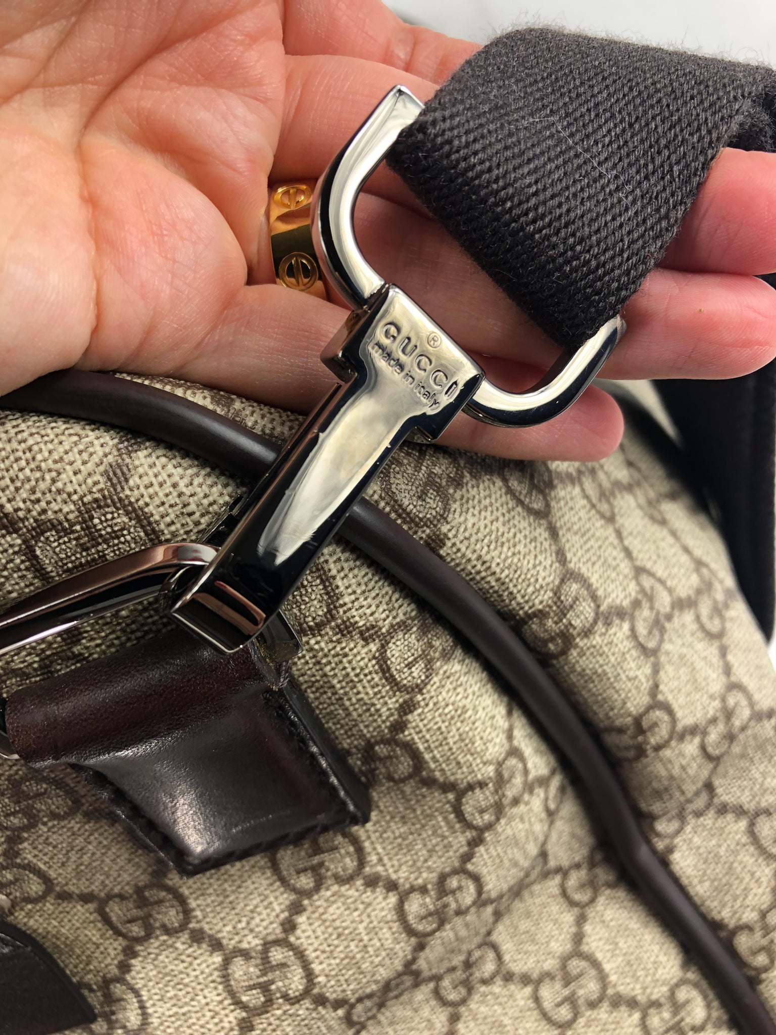 GUCCI GG Supreme Duffel Bag