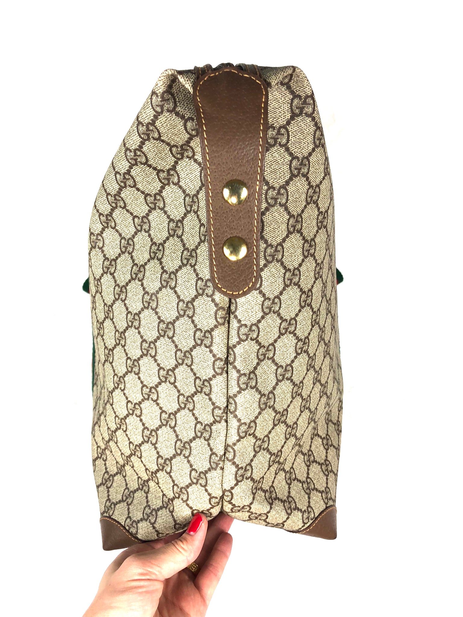 GUCCI Supreme XL Travel Tote Bag