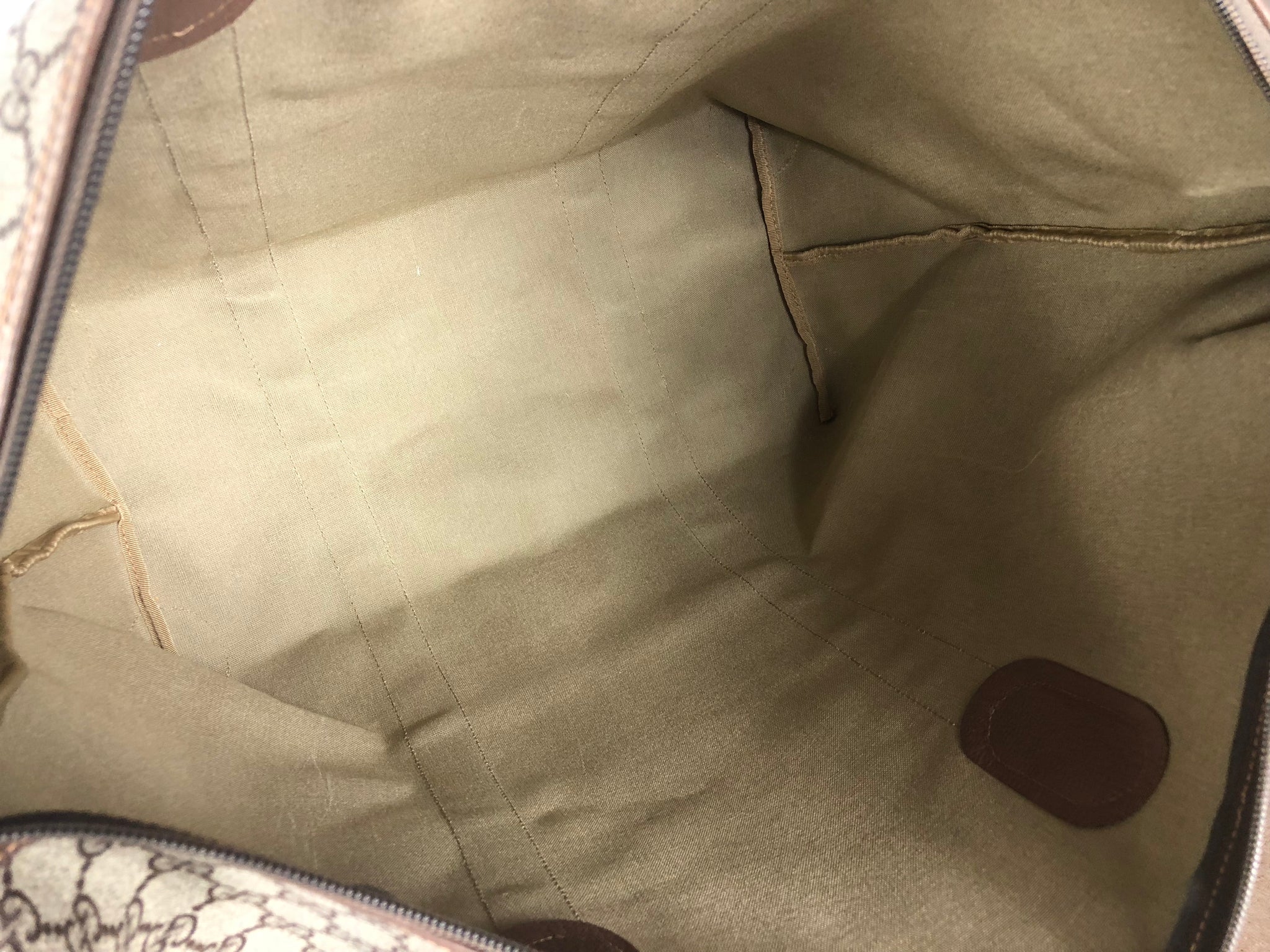 GUCCI Supreme XL Travel Tote Bag