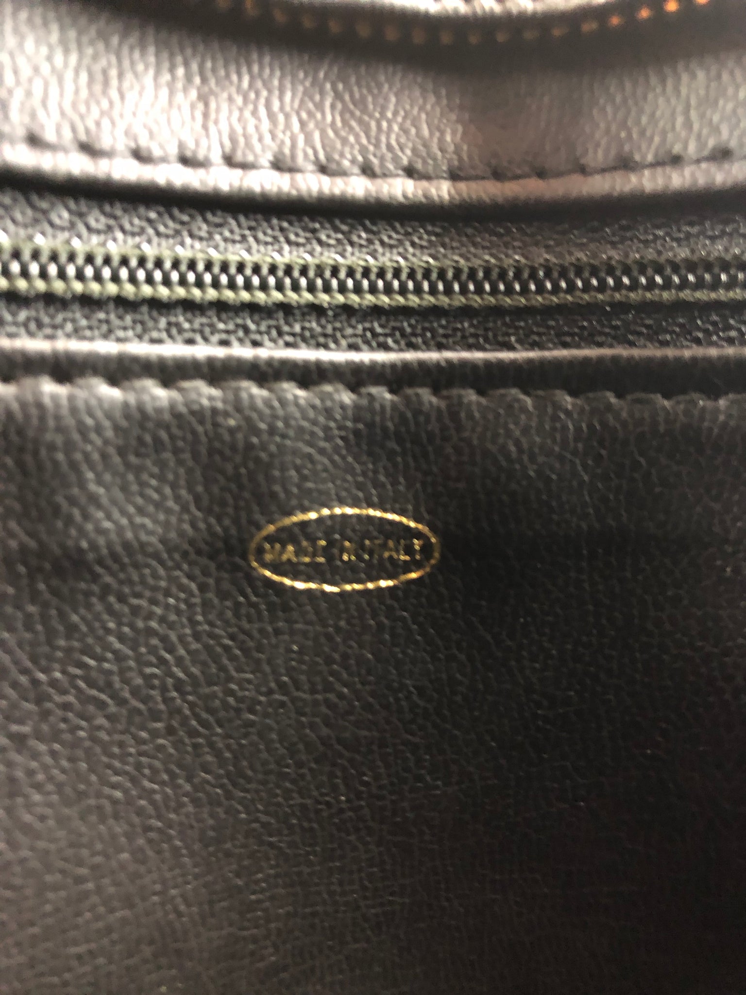 CHANEL Black Lambskin Quilted Shoulder Bag
