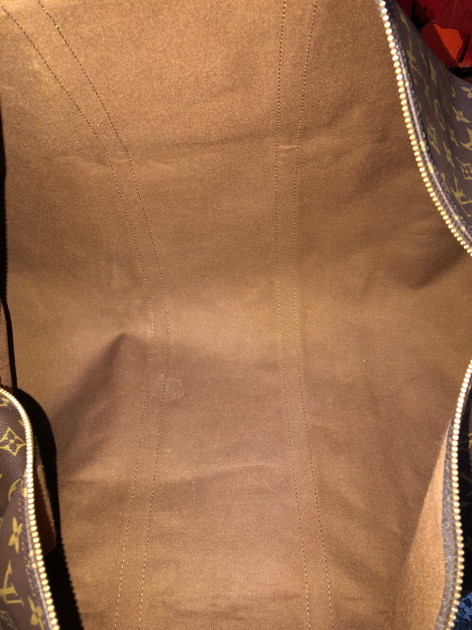 LOUIS VUITTON Keepall 55 Bandouliere Duffel Bag