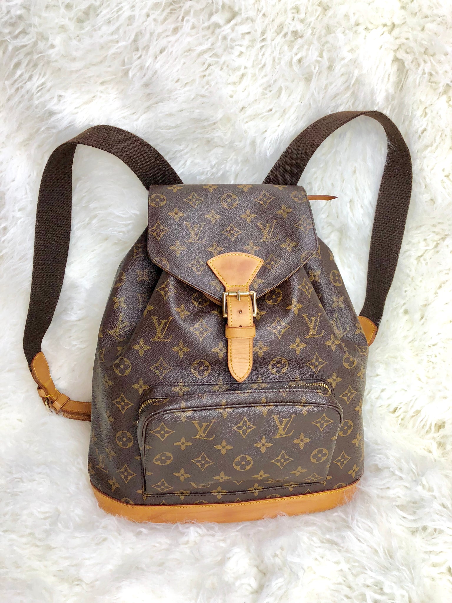 LOUIS VUITTON Monogram Montsouris GM Backpack