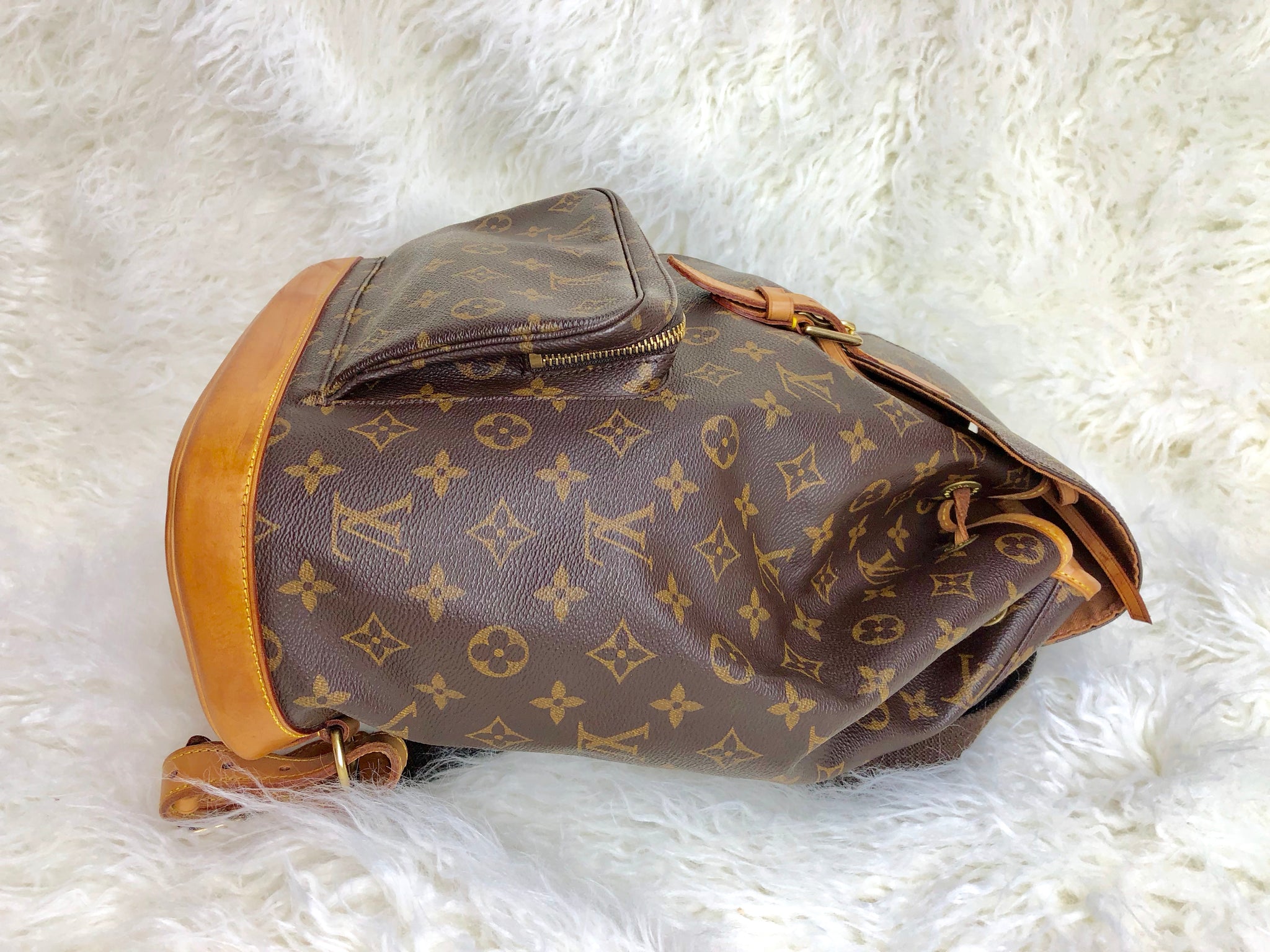 LOUIS VUITTON Monogram Montsouris GM Backpack