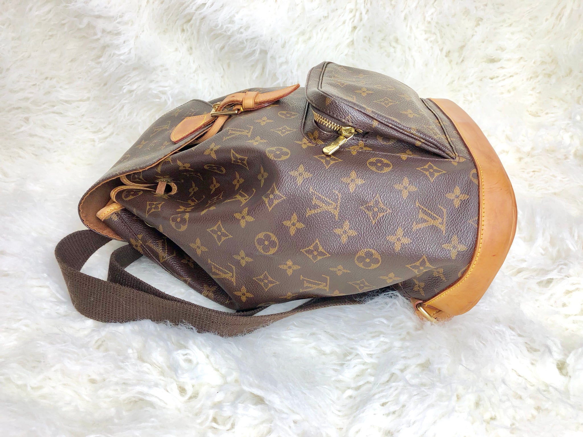 LOUIS VUITTON Monogram Montsouris GM Backpack