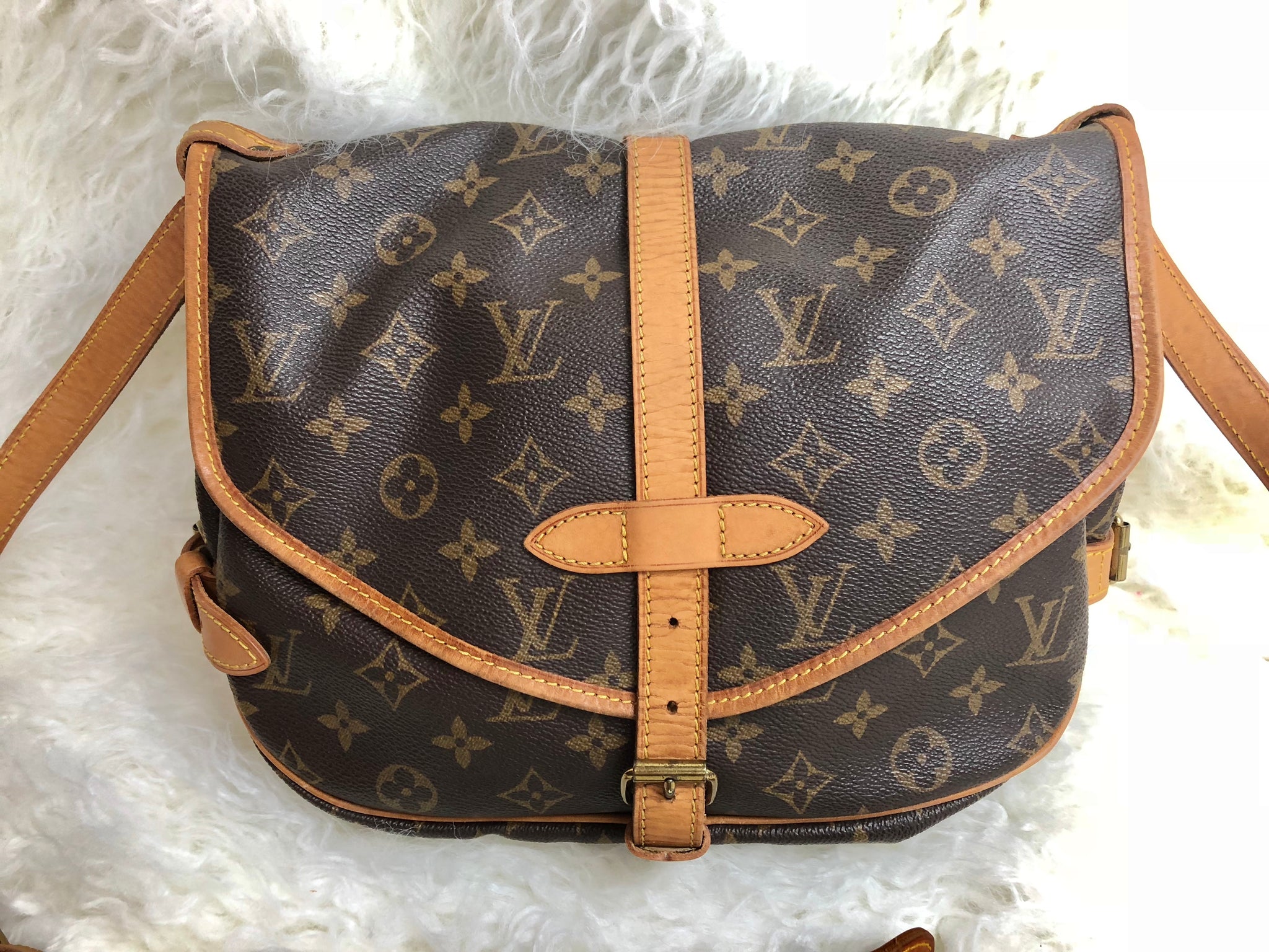 LOUIS VUITTON Saumur 30 Crossbody Bag (AR0971)