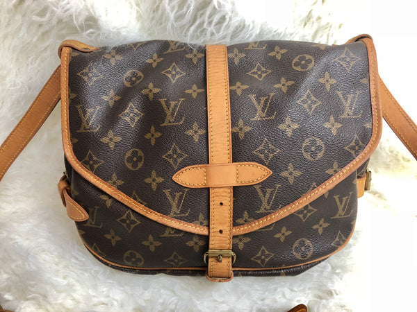Louis Vuitton Monogram Side Bag 1989