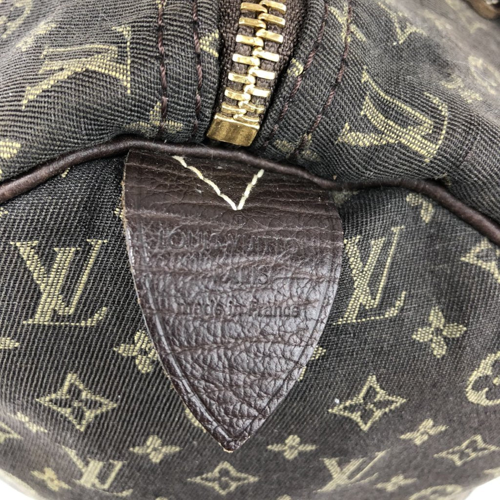 LOUIS VUITTON Mini Lin Speedy 30 Ebene