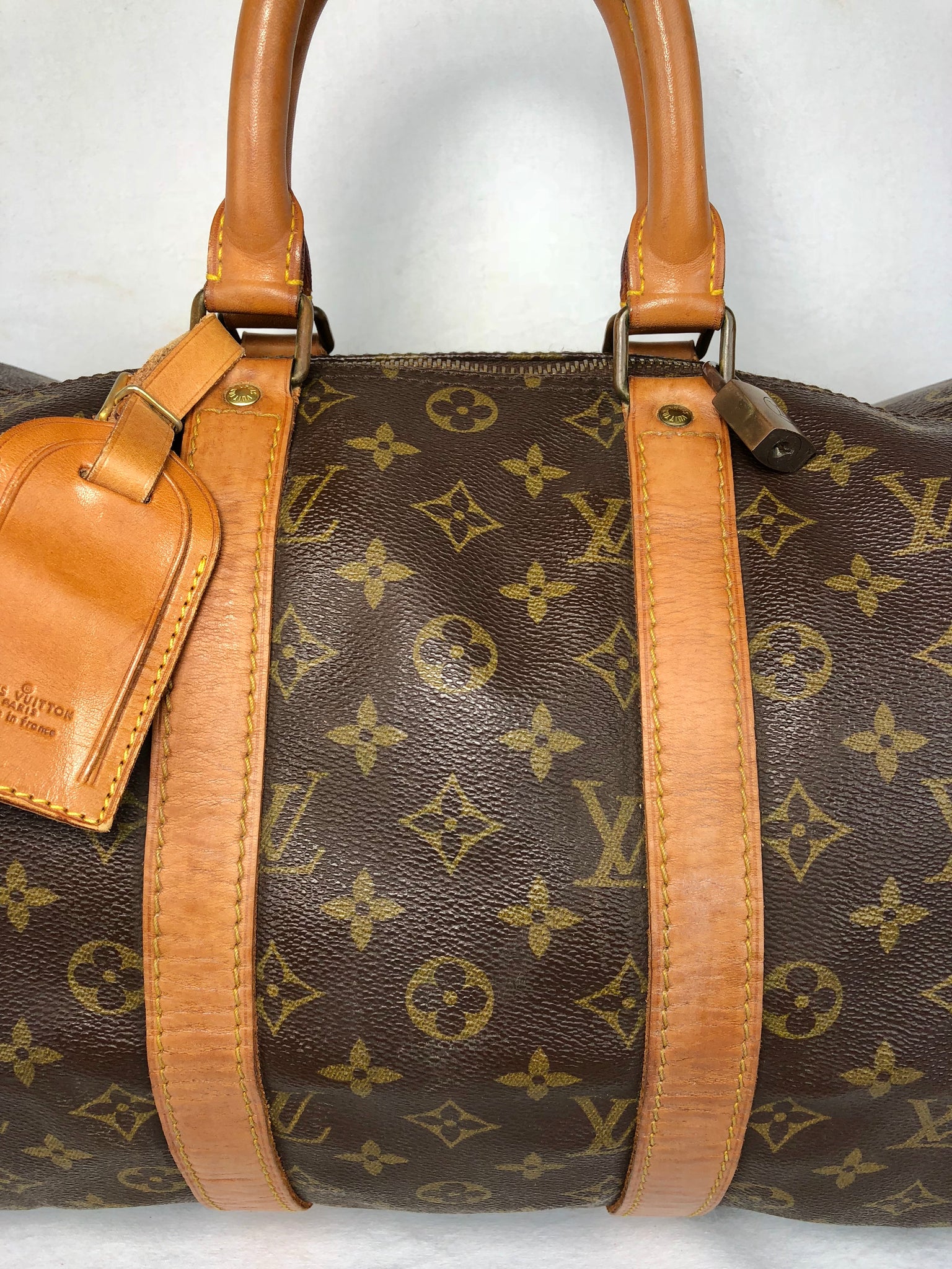 LOUIS VUITTON Monogram Keepall 45 Duffel