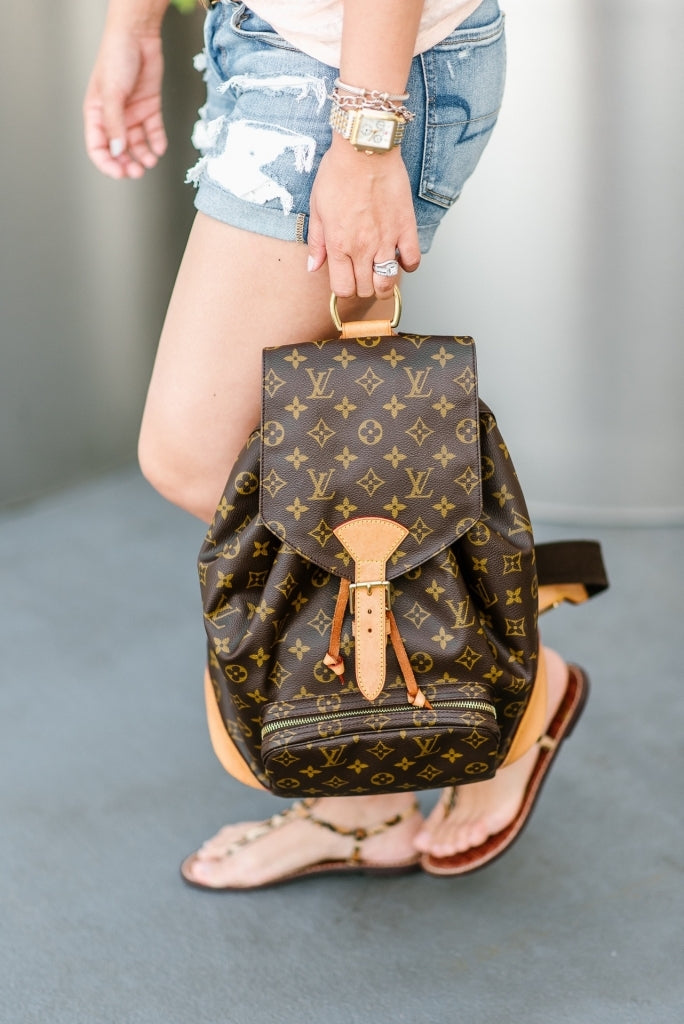 LOUIS VUITTON Monogram Montsouris GM Backpack