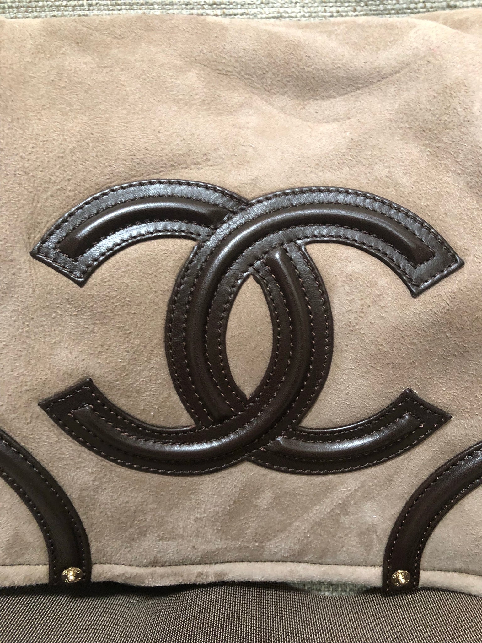 CHANEL Suede Crossbody Bag